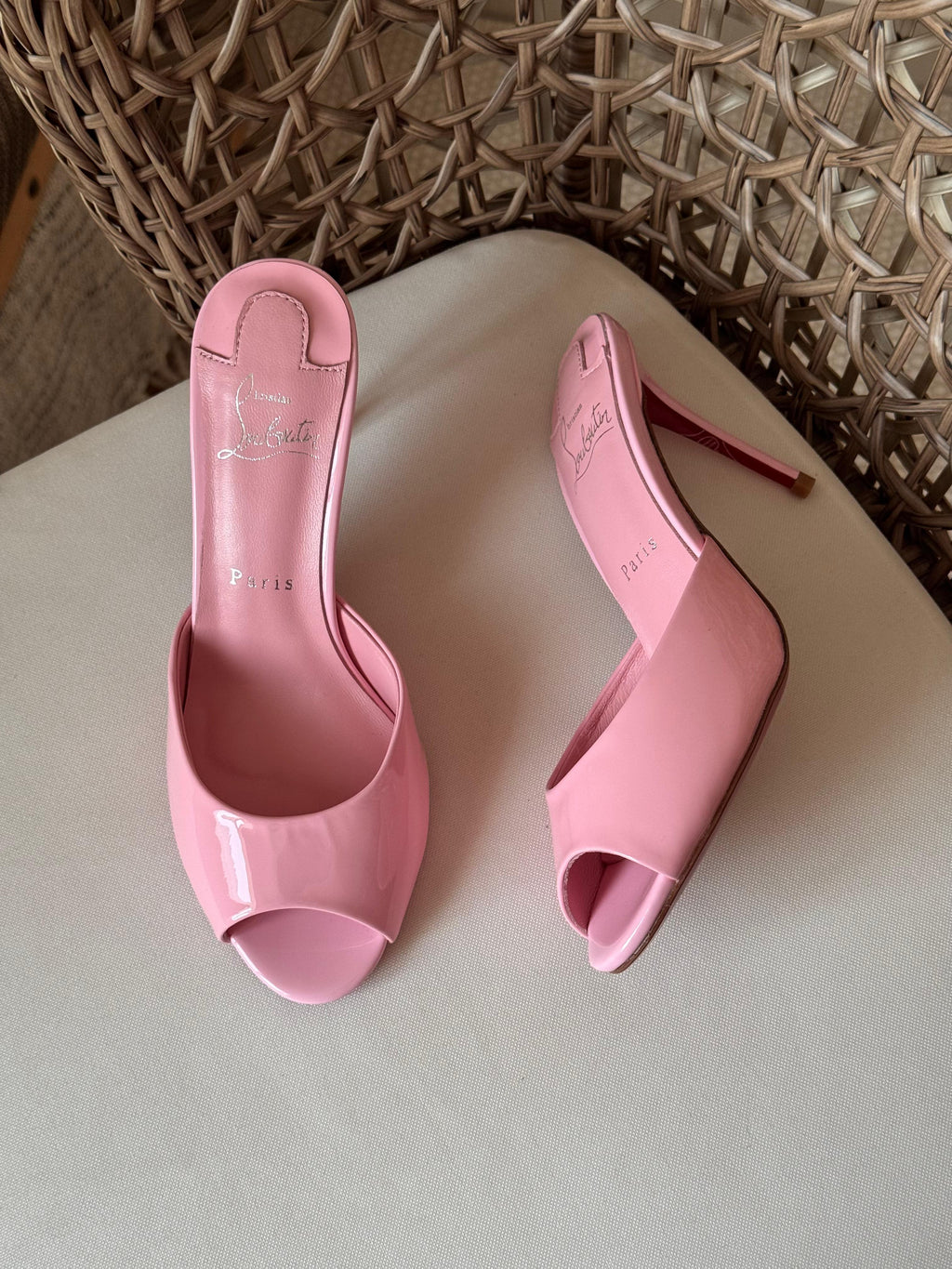 Christian Louboutin Patent Me Dolly 100 Sandals