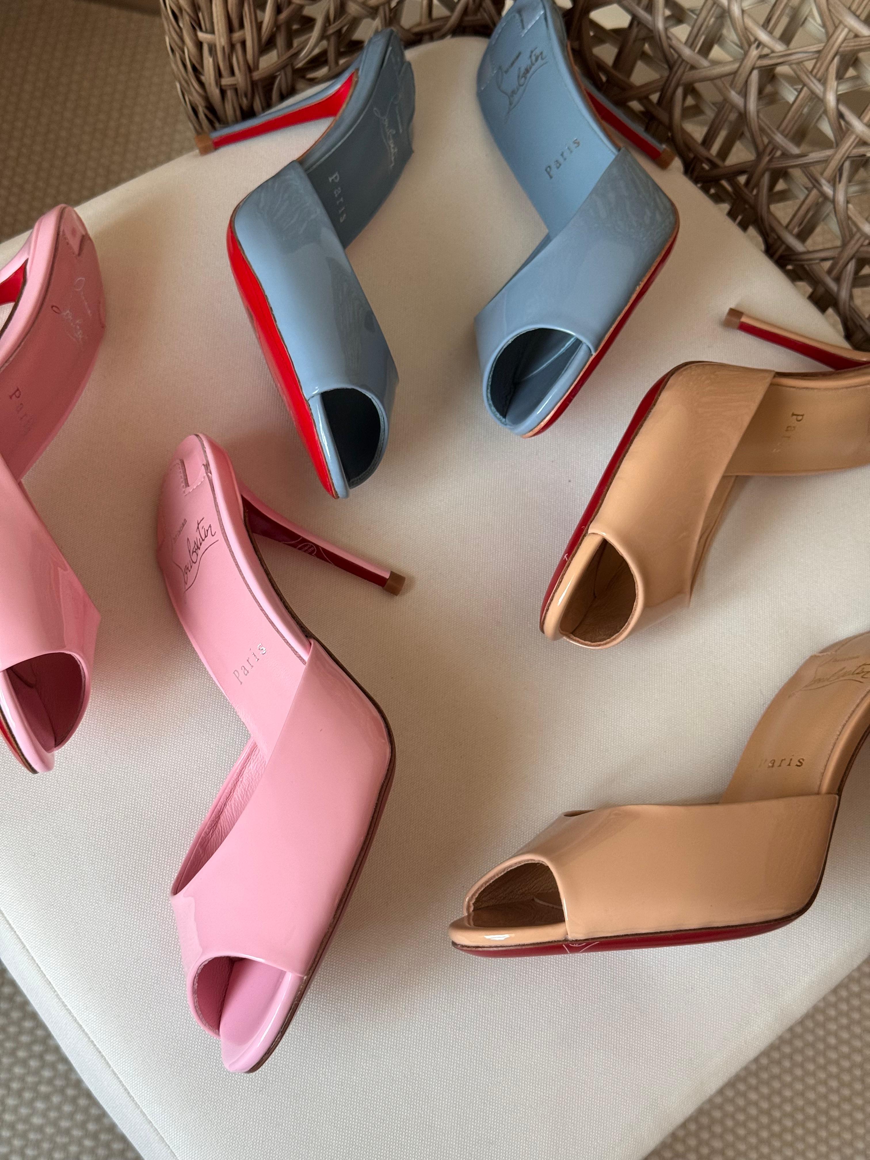Christian Louboutin Patent Me Dolly 100 Sandals