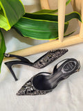 René Caovilla Cinderella Slingback Sandals