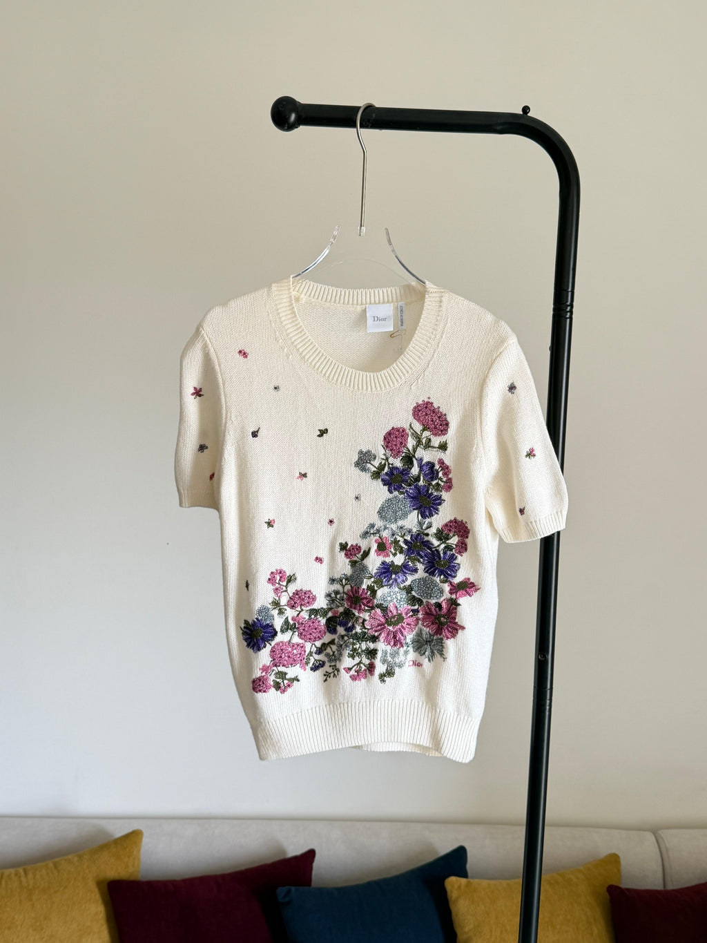 Dior Short-Sleeved Embroidered