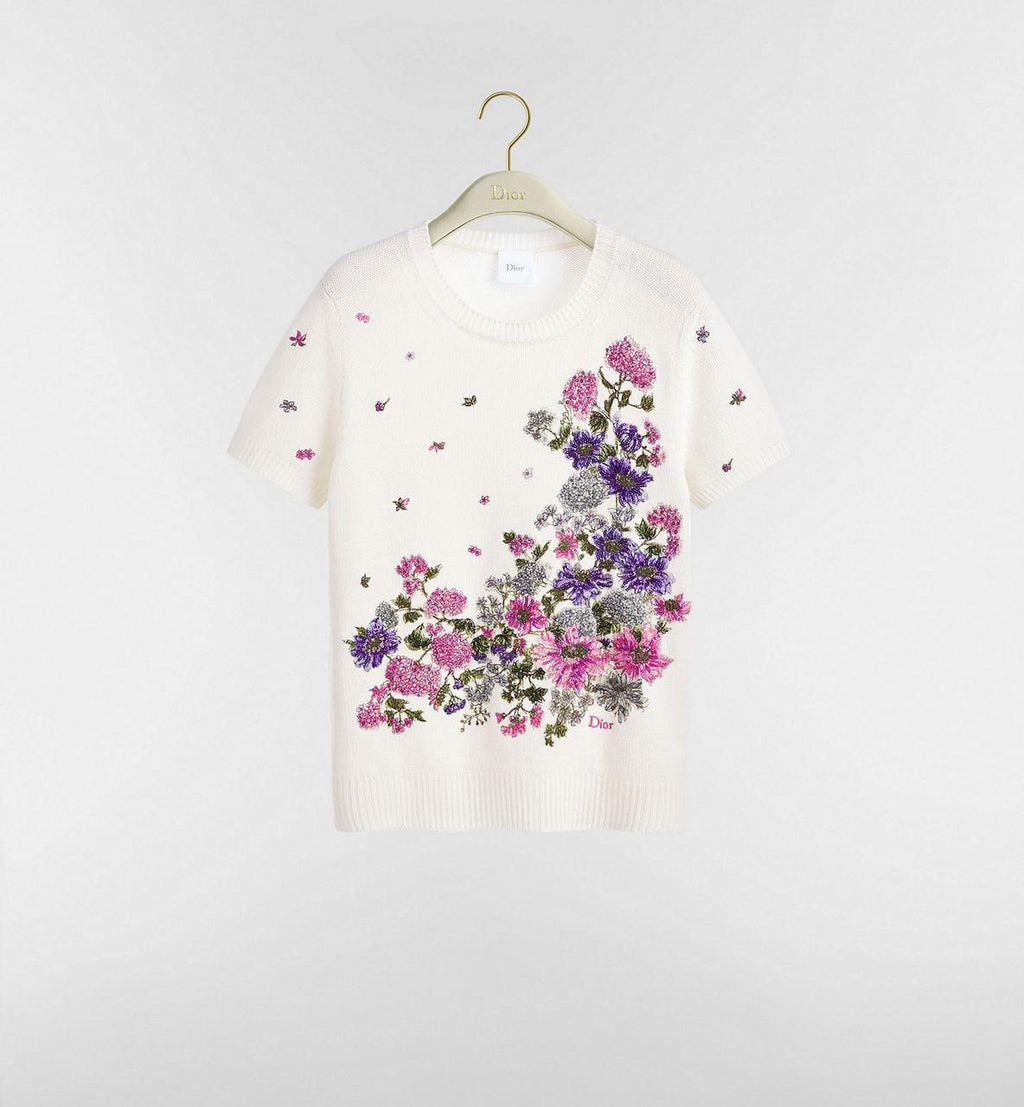 Dior Short-Sleeved Embroidered