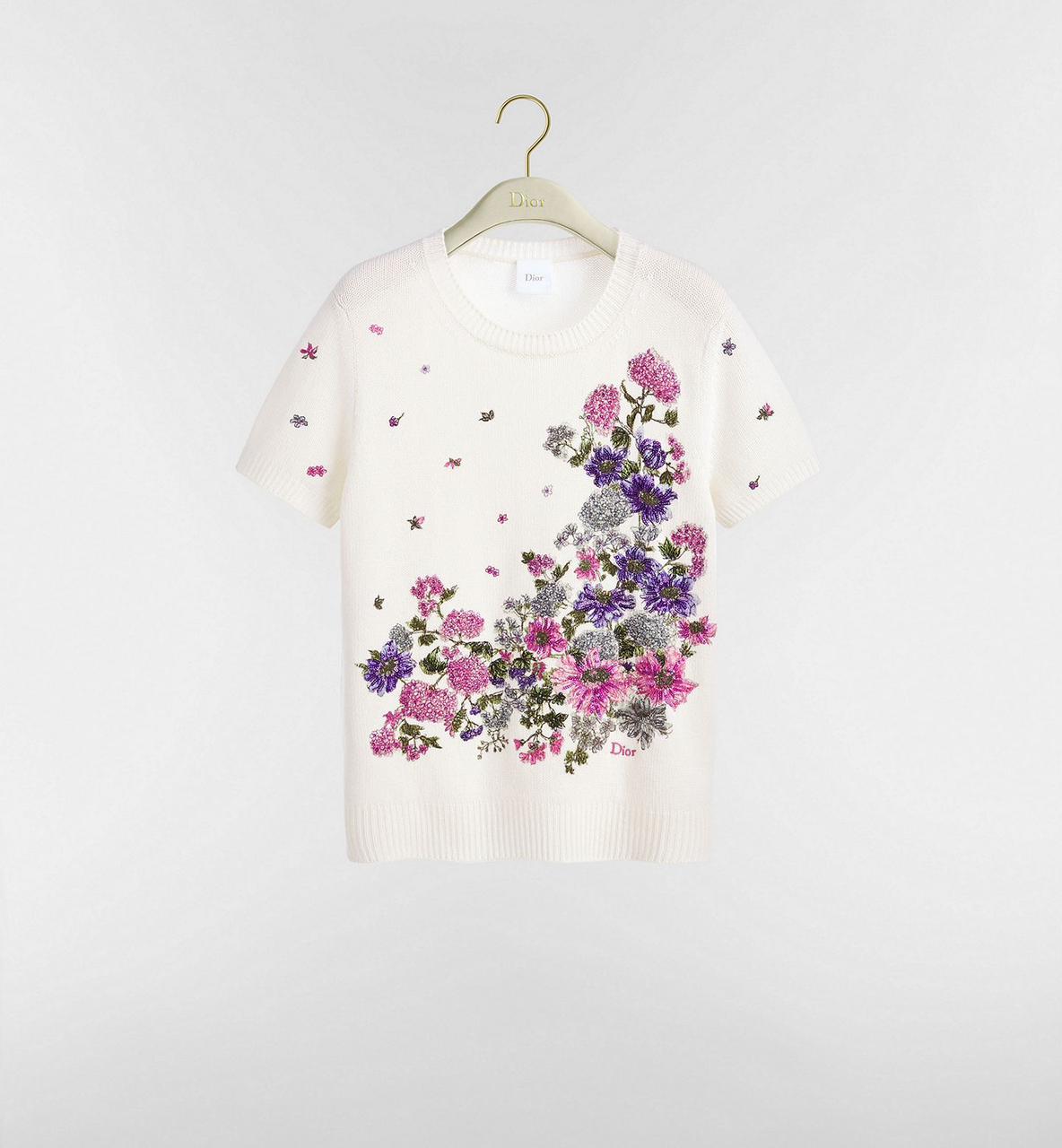Dior Short-Sleeved Embroidered