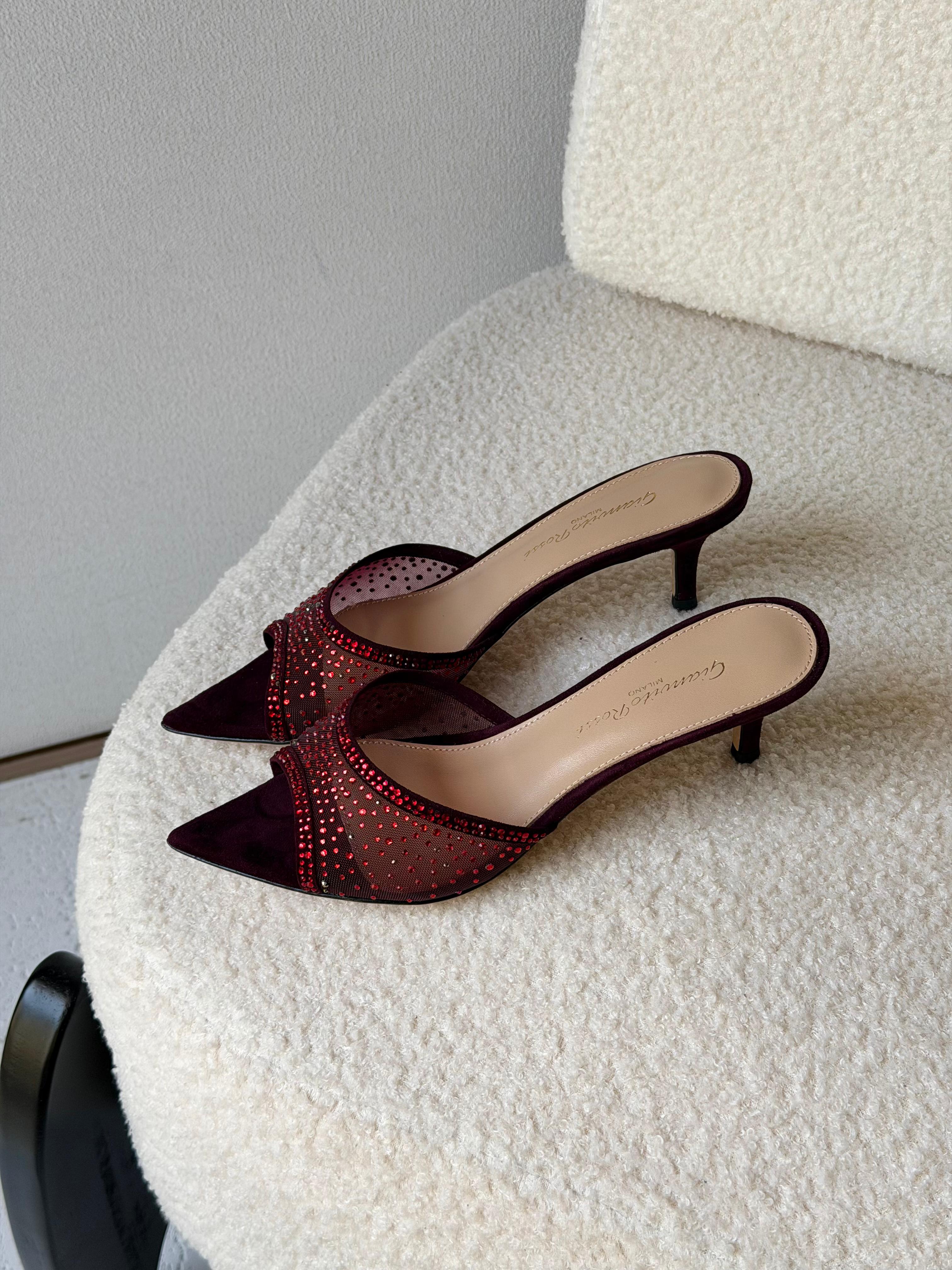 Gianvito Rossi Rania 55 Embellished Mules