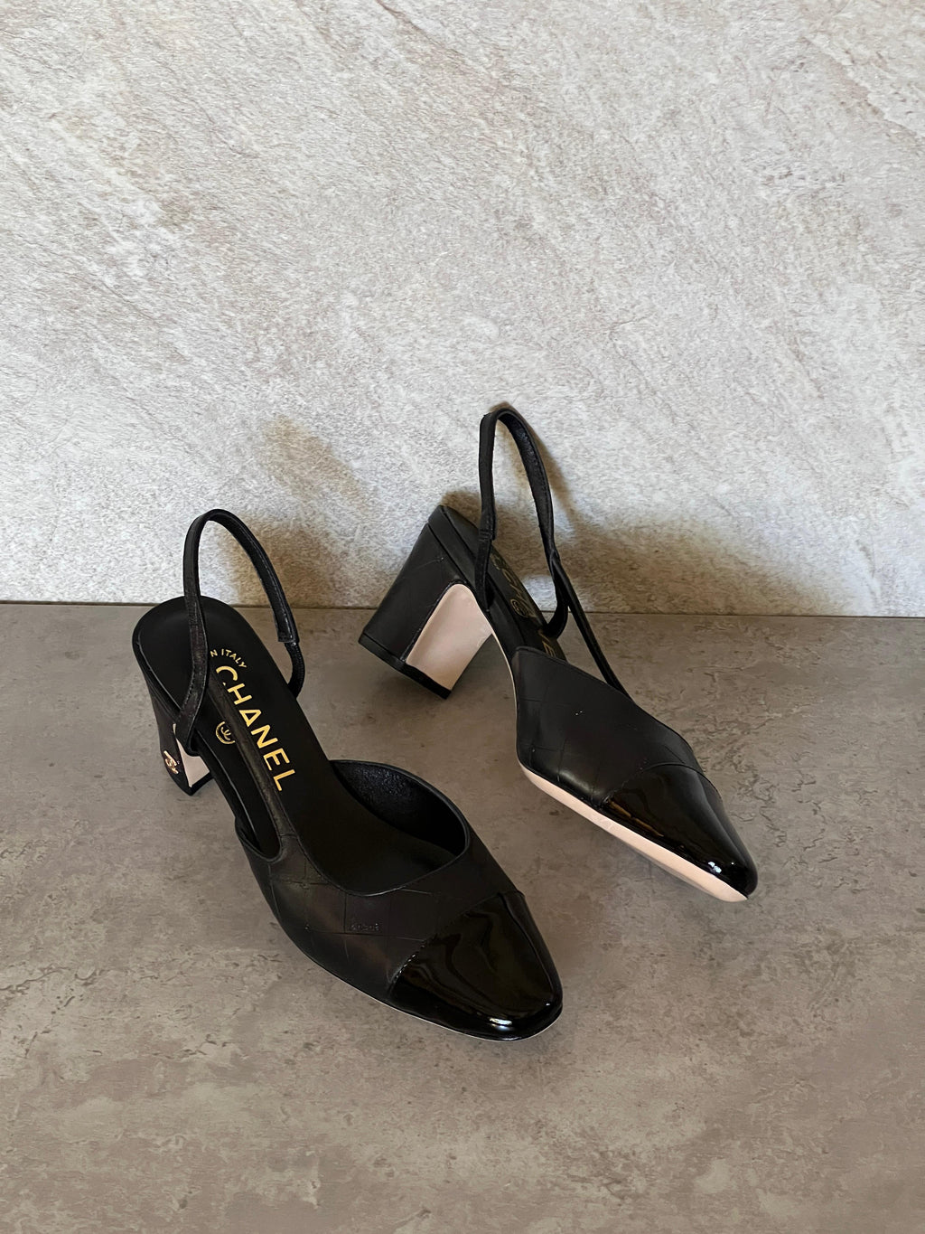 Chanel Slingback Sandals