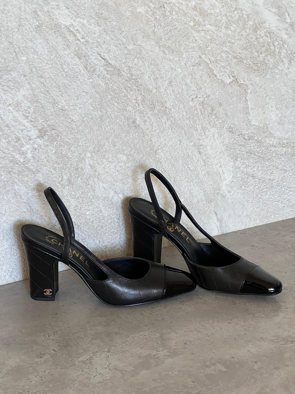 Chanel Slingback Heels