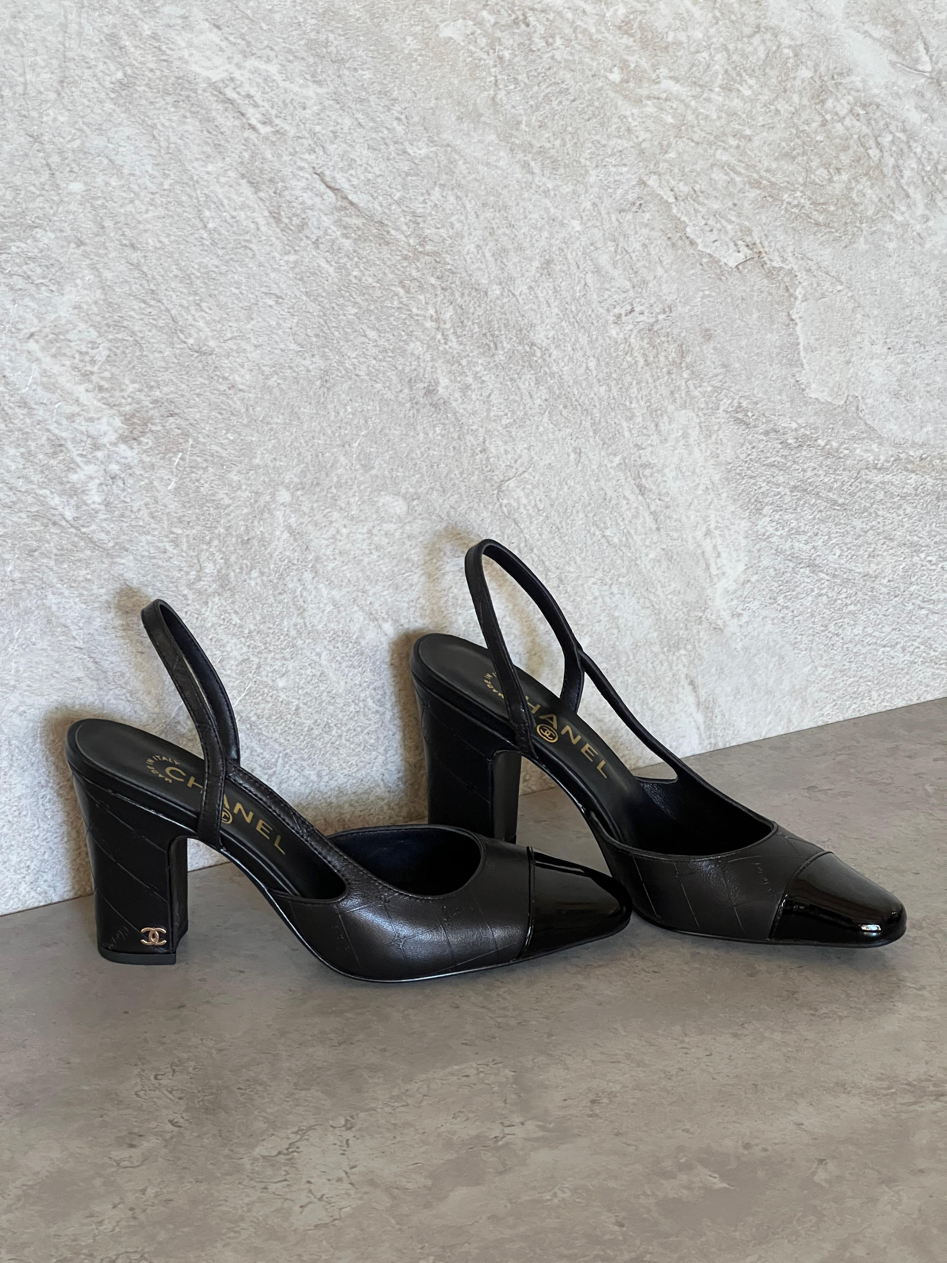 Chanel Slingback Heels