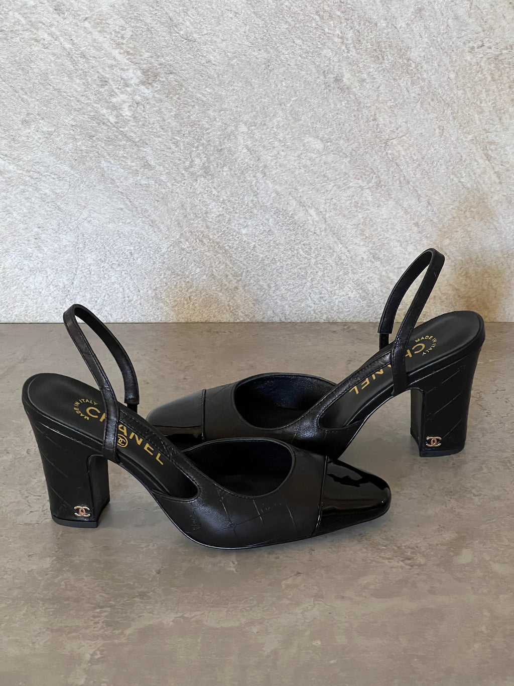 Chanel Slingback Heels