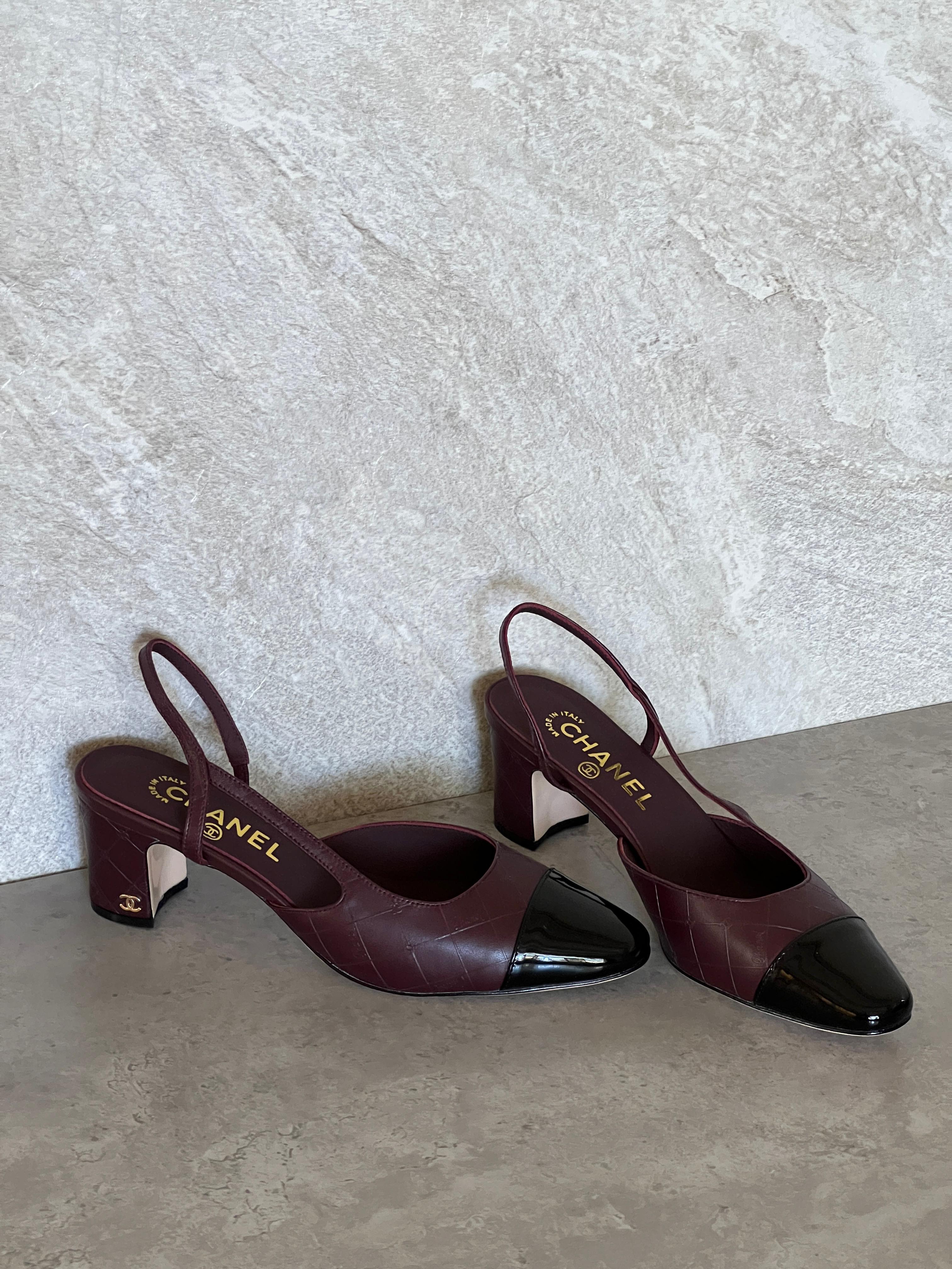 Chanel Slingback Sandals