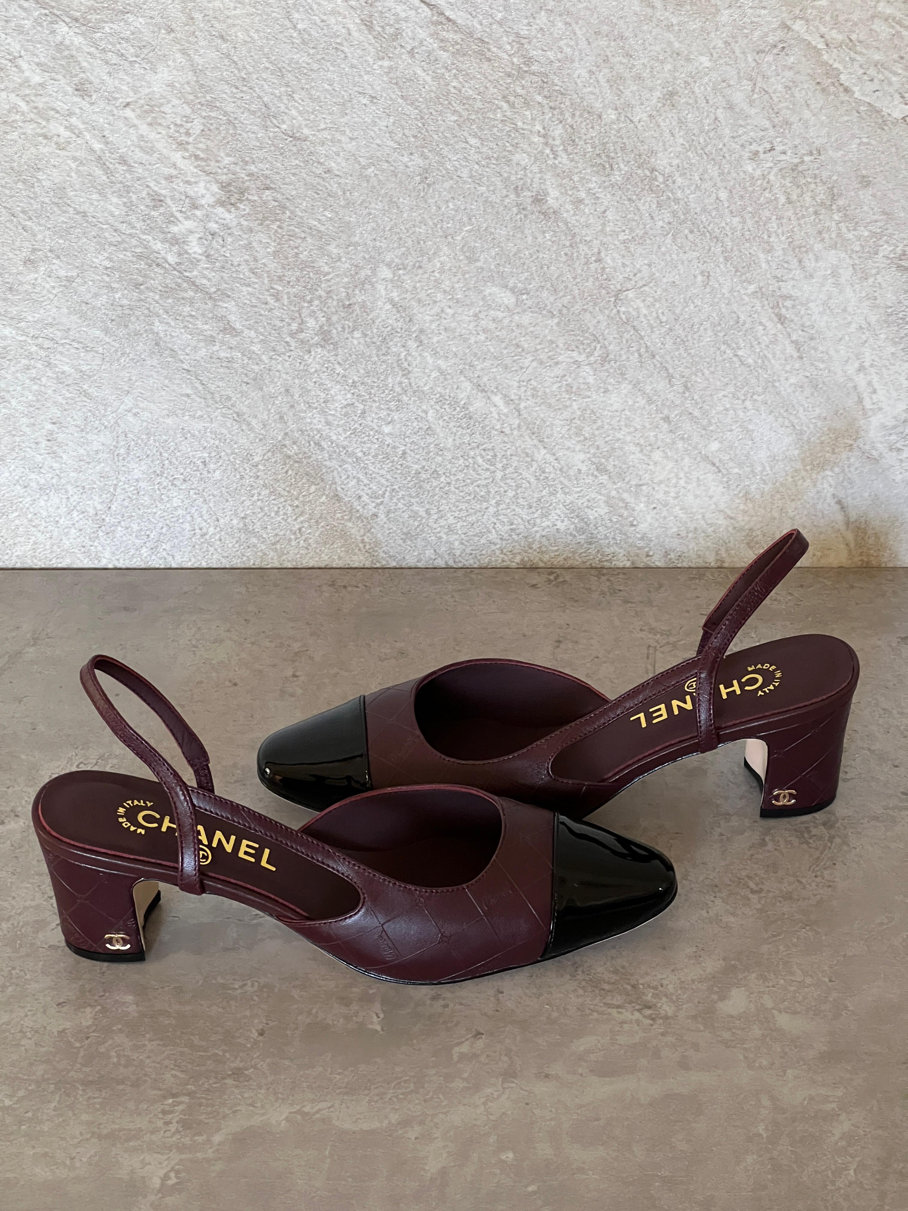 Chanel Slingback Sandals