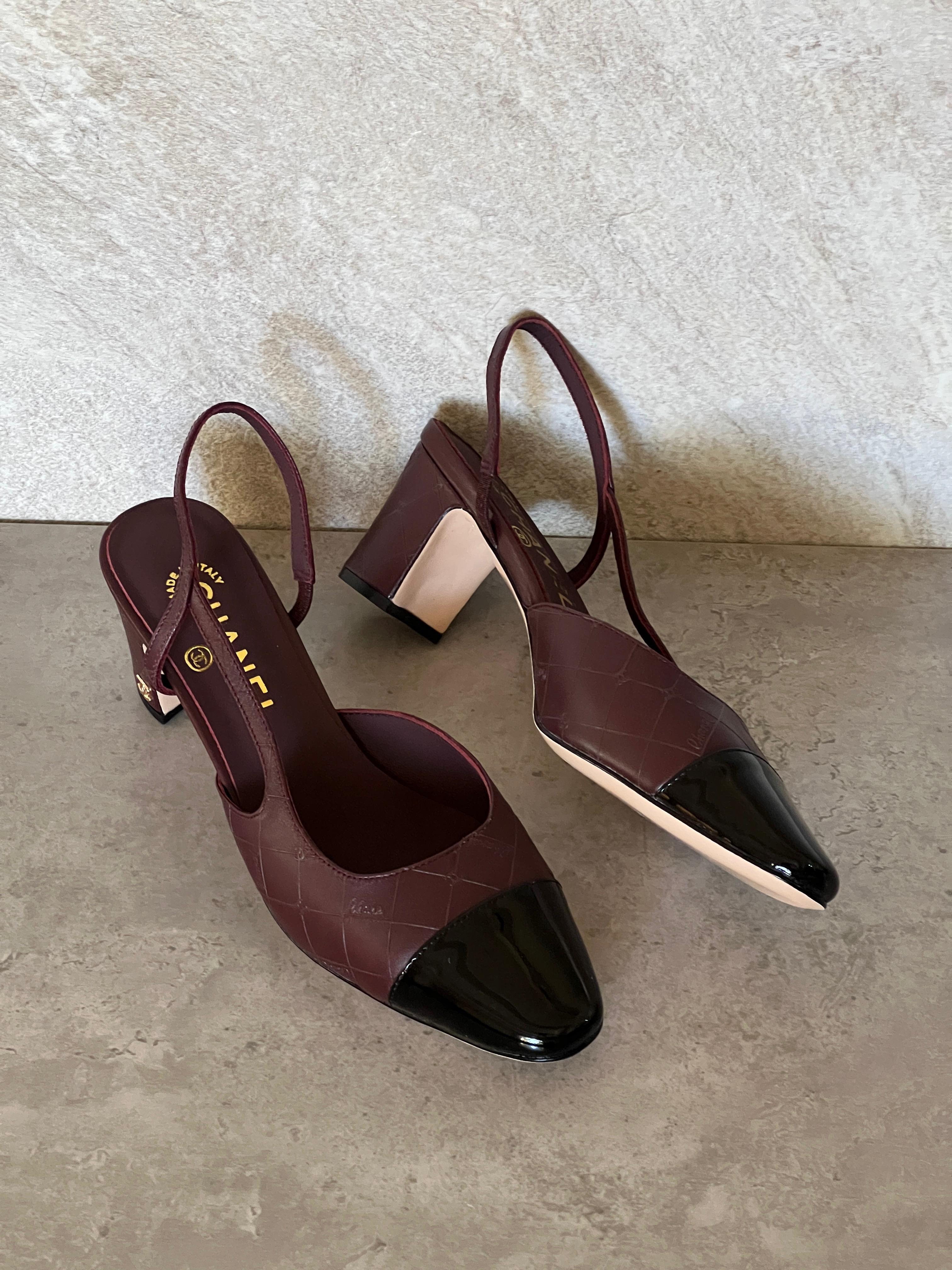 Chanel Slingback Sandals