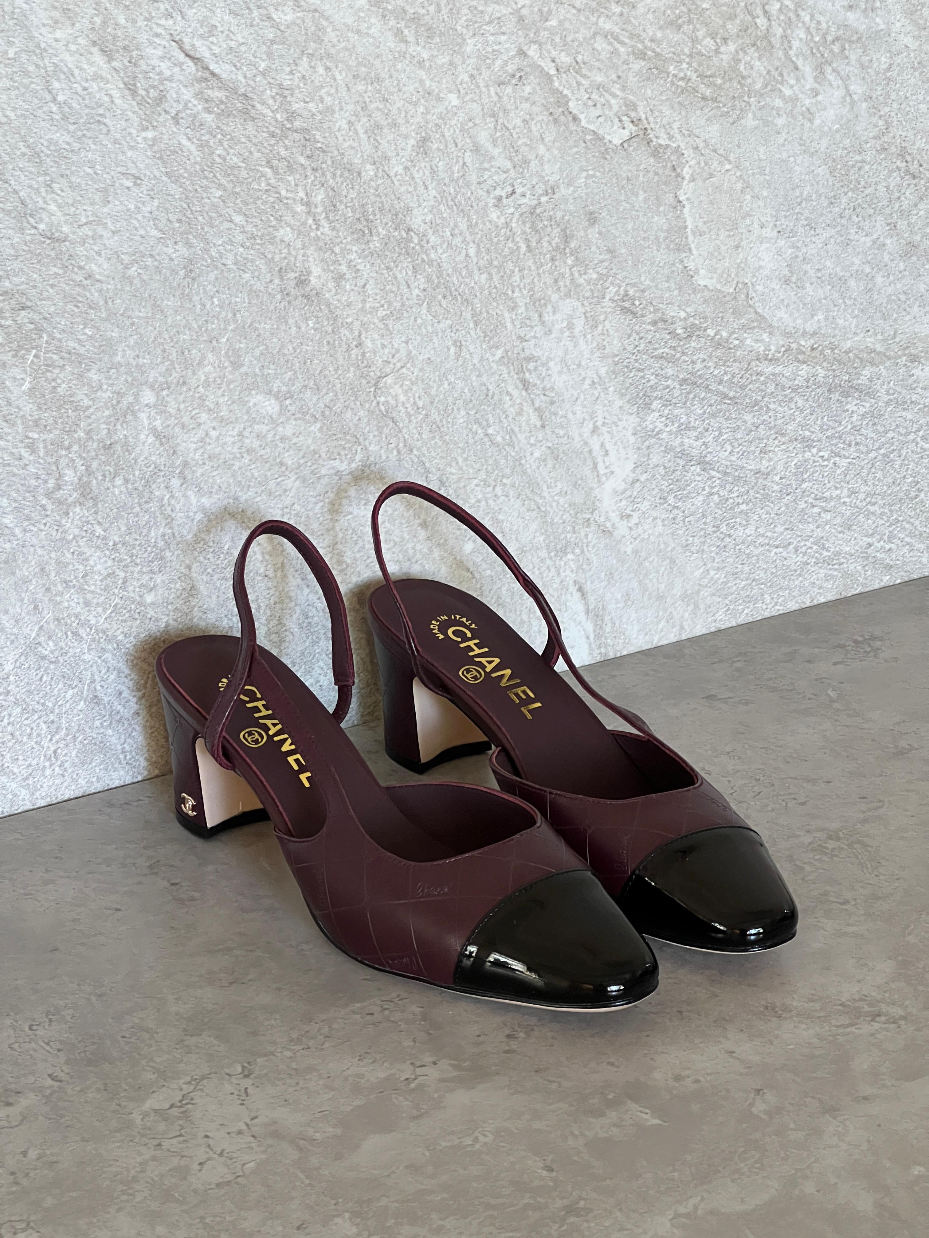 Chanel Slingback Sandals