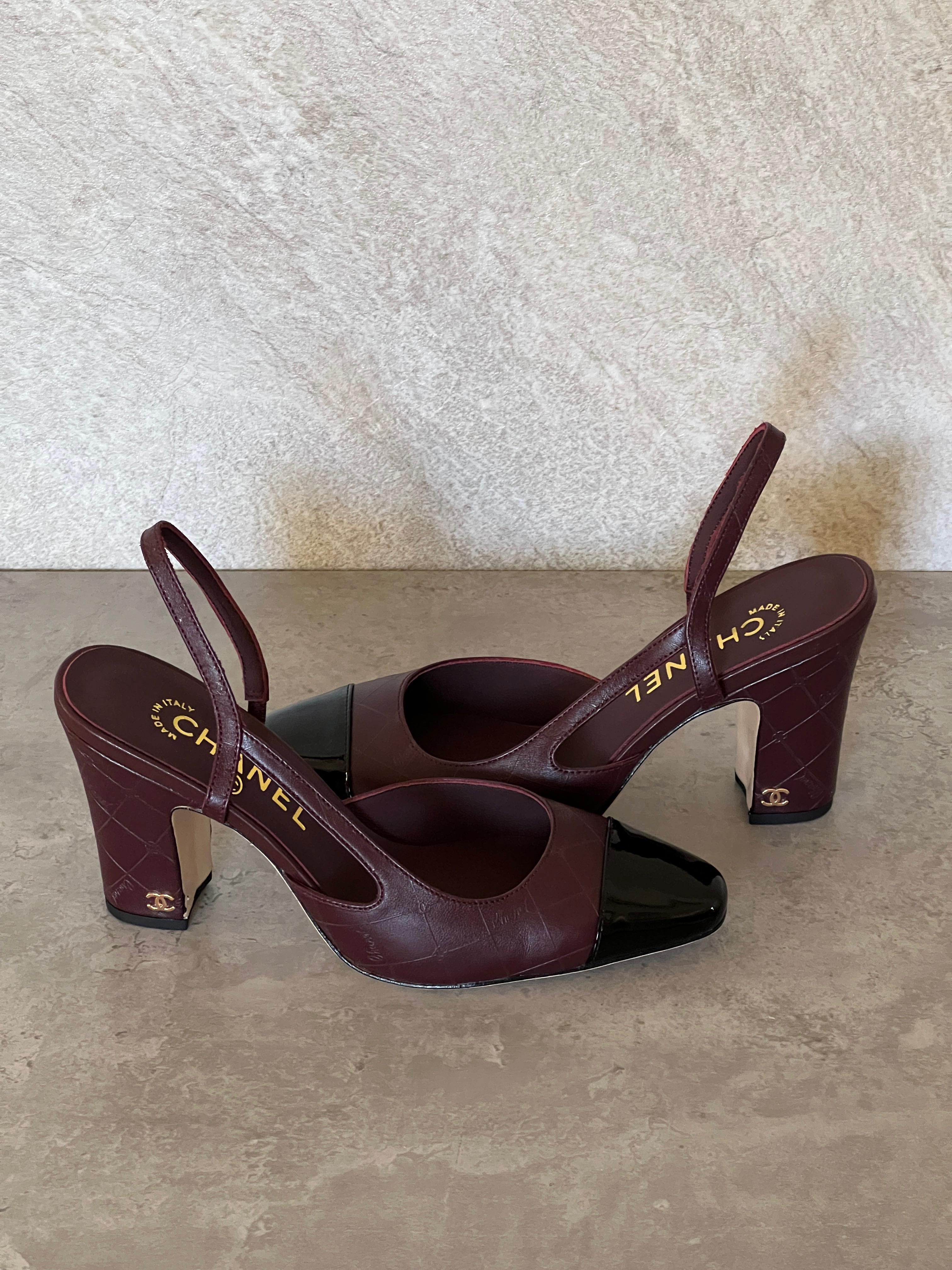 Chanel Slingback Heels