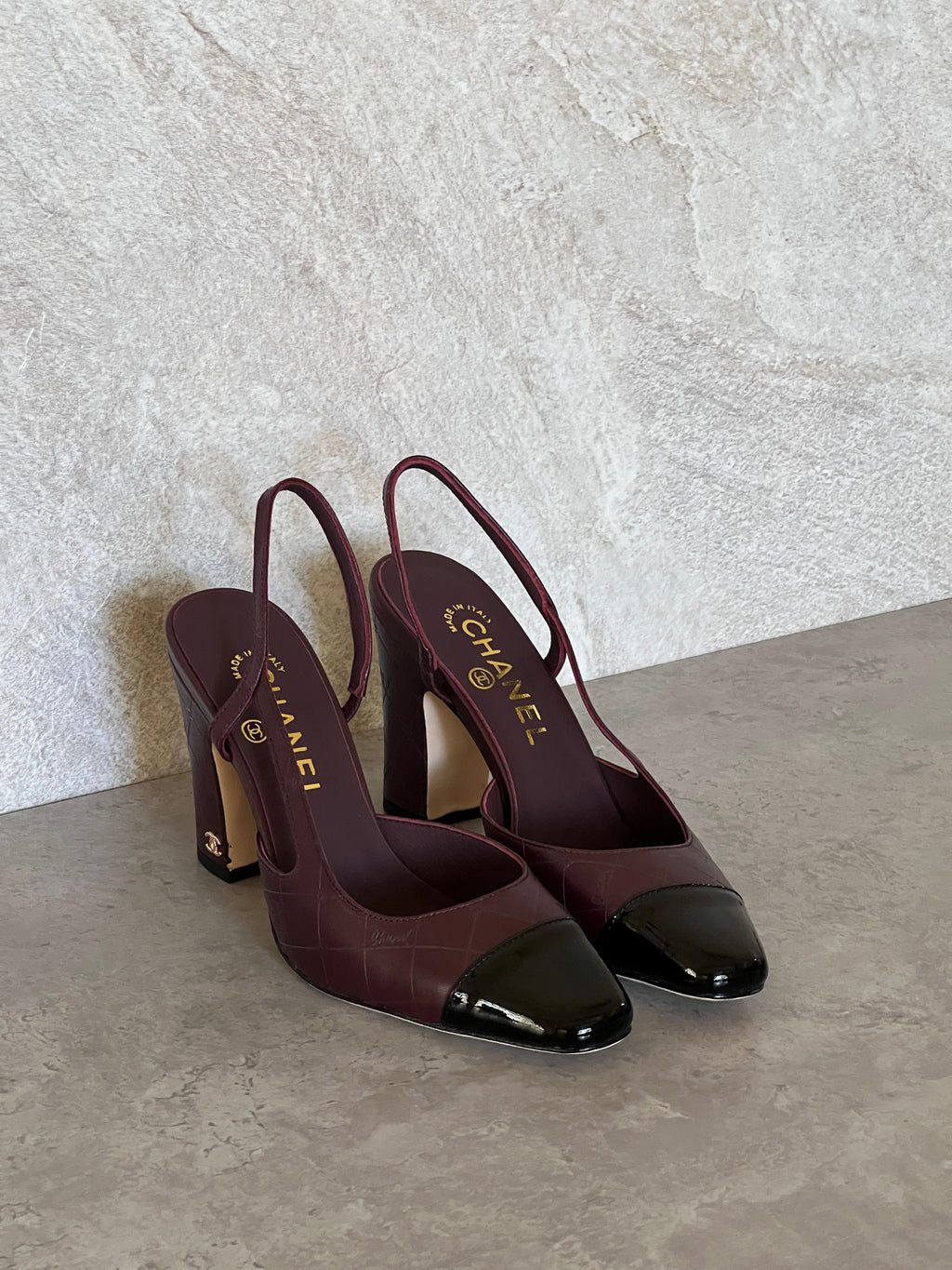 Chanel Slingback Heels