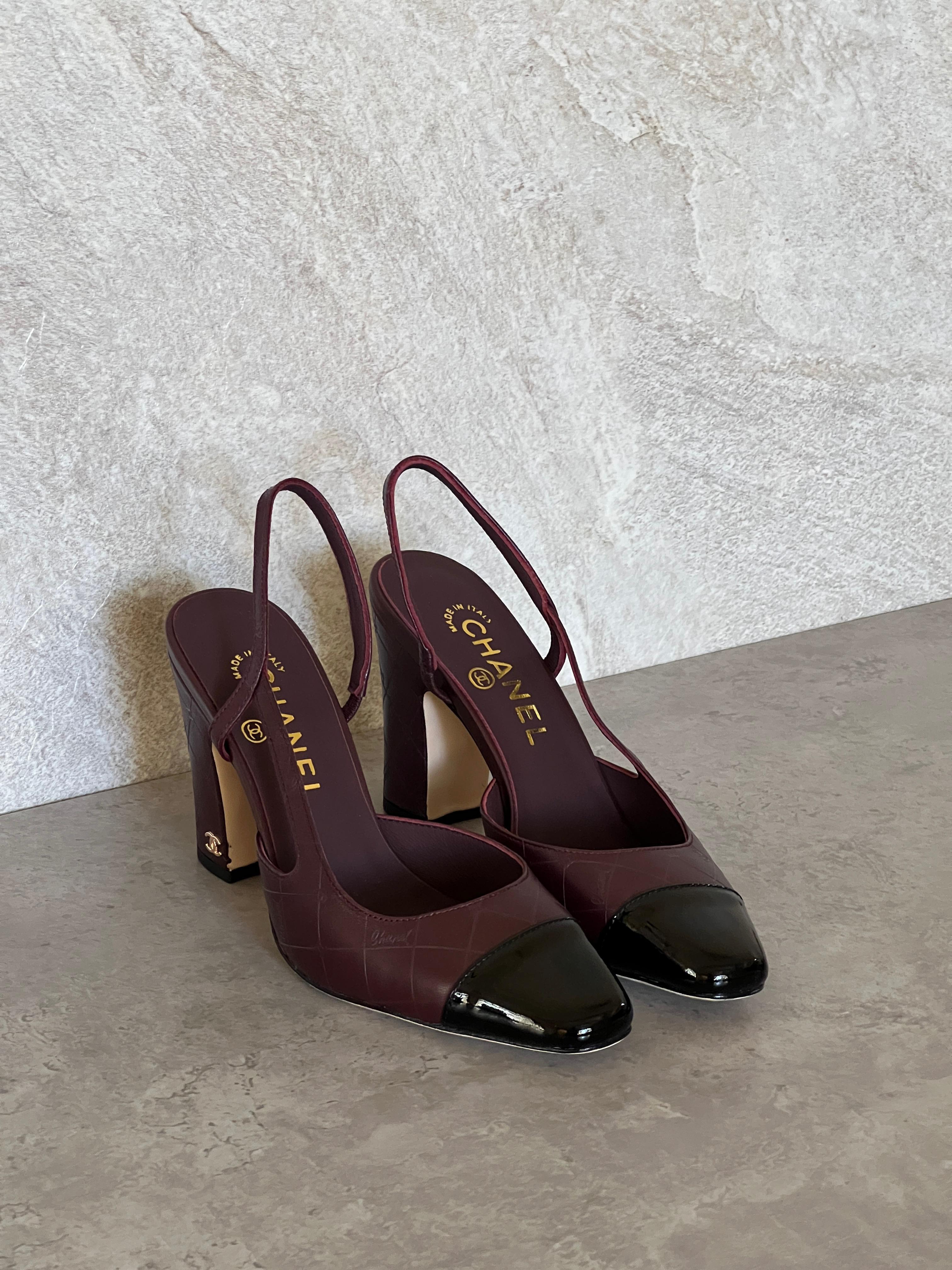 Chanel Slingback Heels
