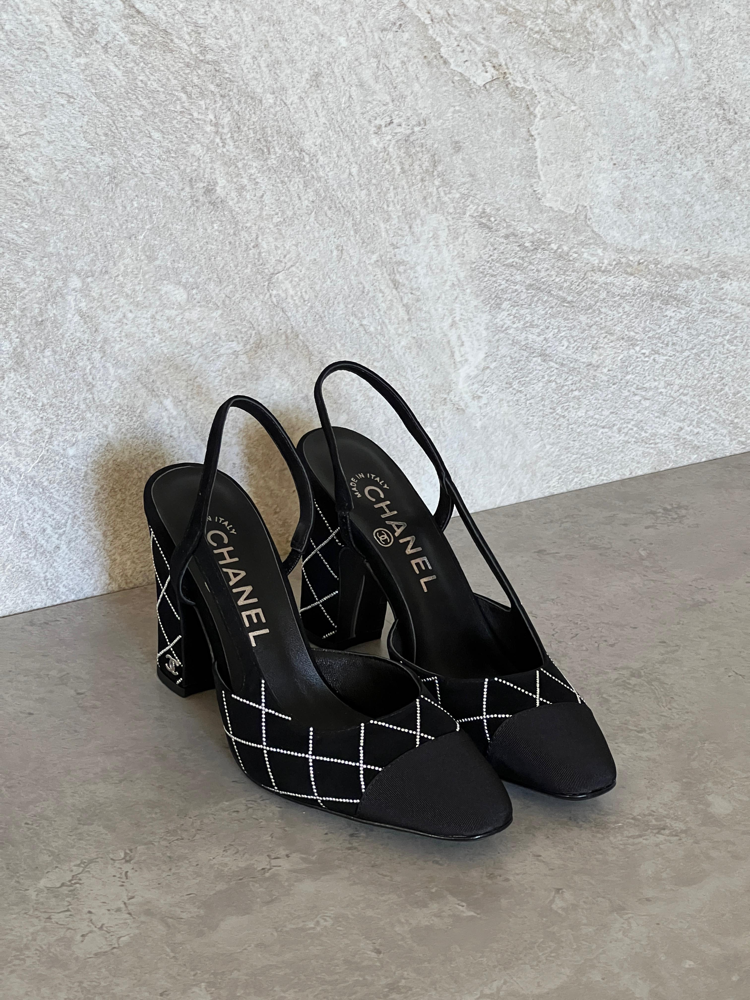 Chanel Slingback Heels
