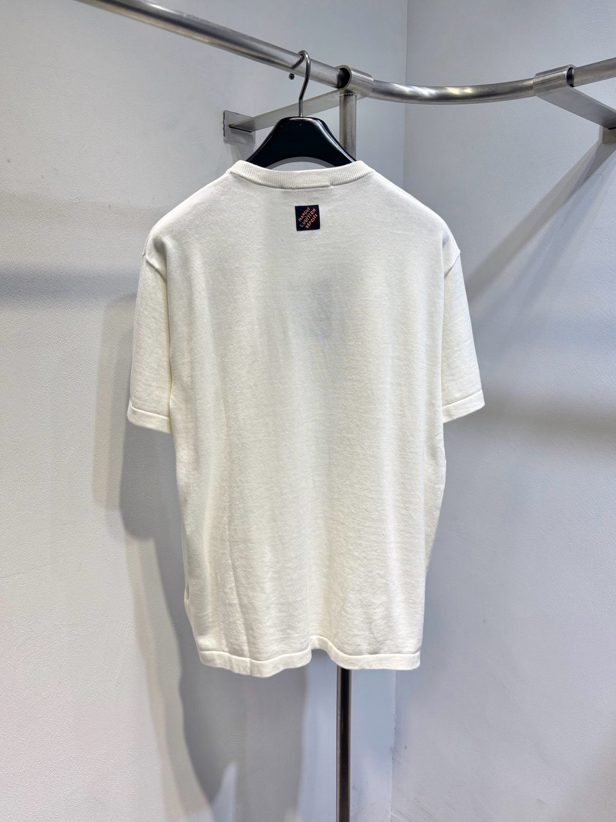 Louis Vuitton Short-Sleeved Signature Patch Crewneck