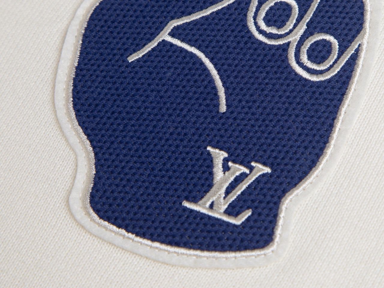 Louis Vuitton Short-Sleeved Signature Patch Crewneck