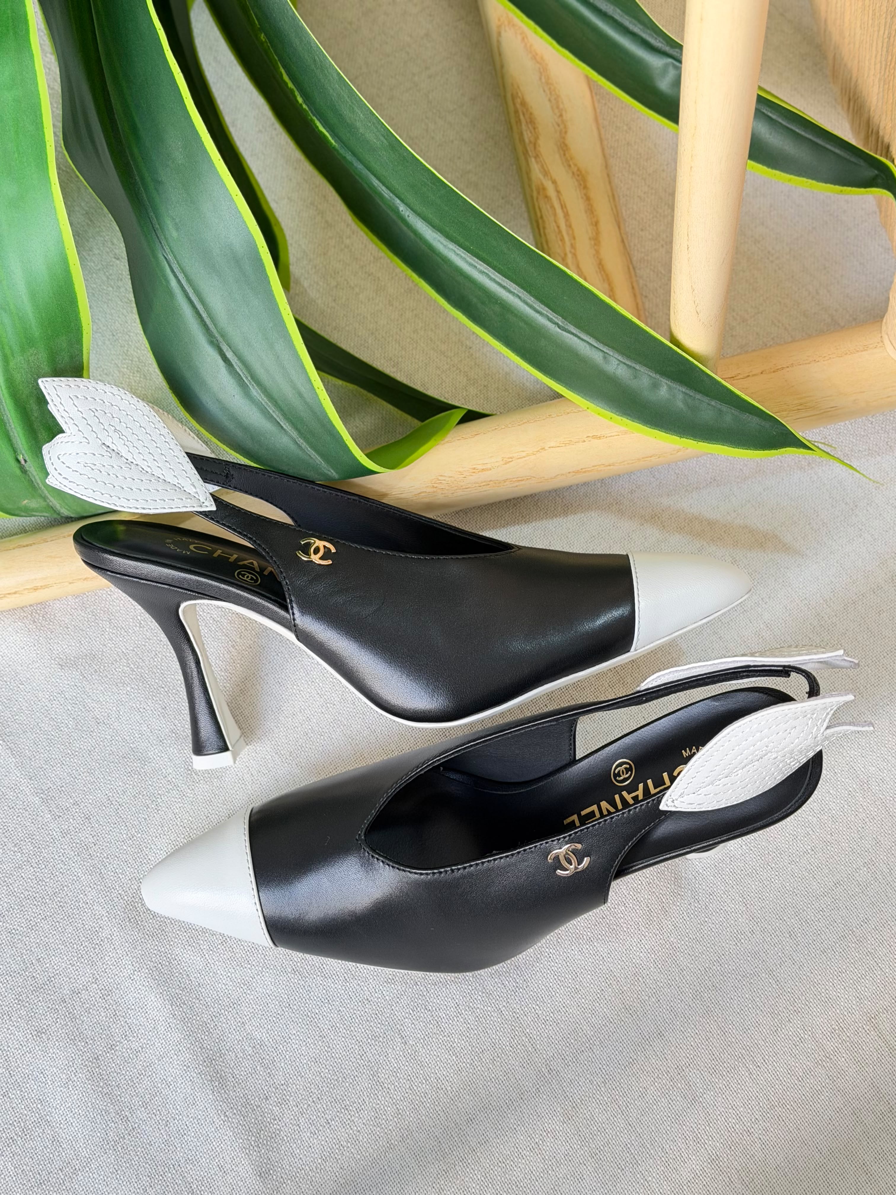 Chanel Slingbacks Lambskin 95mm Heel