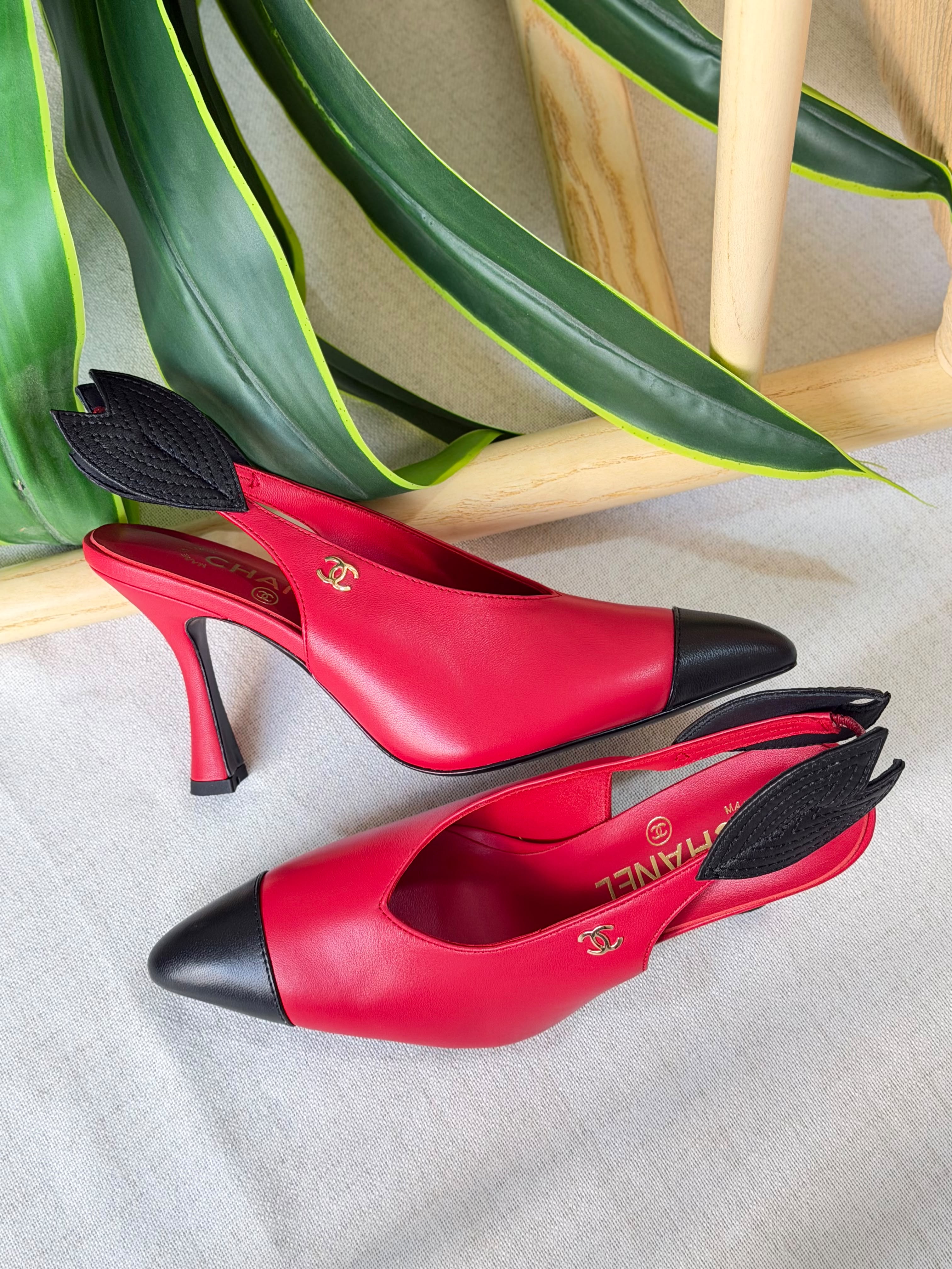 Chanel Slingbacks Lambskin 95mm Heel