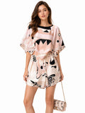 Pucci Neutral Stella-print Cape Set