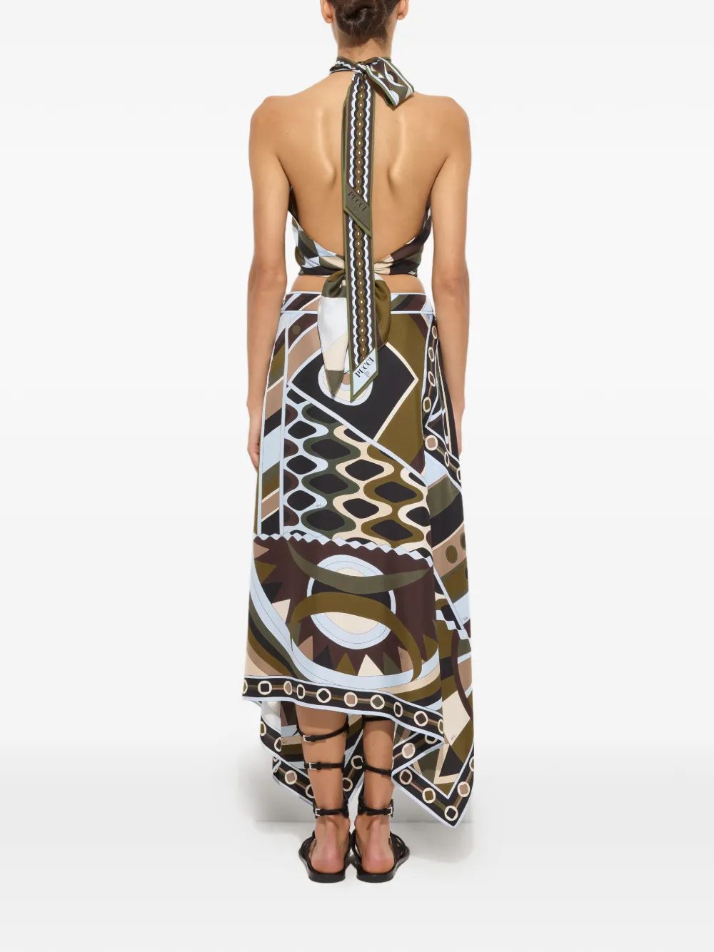 PUCCI Occhi-print Halter Set