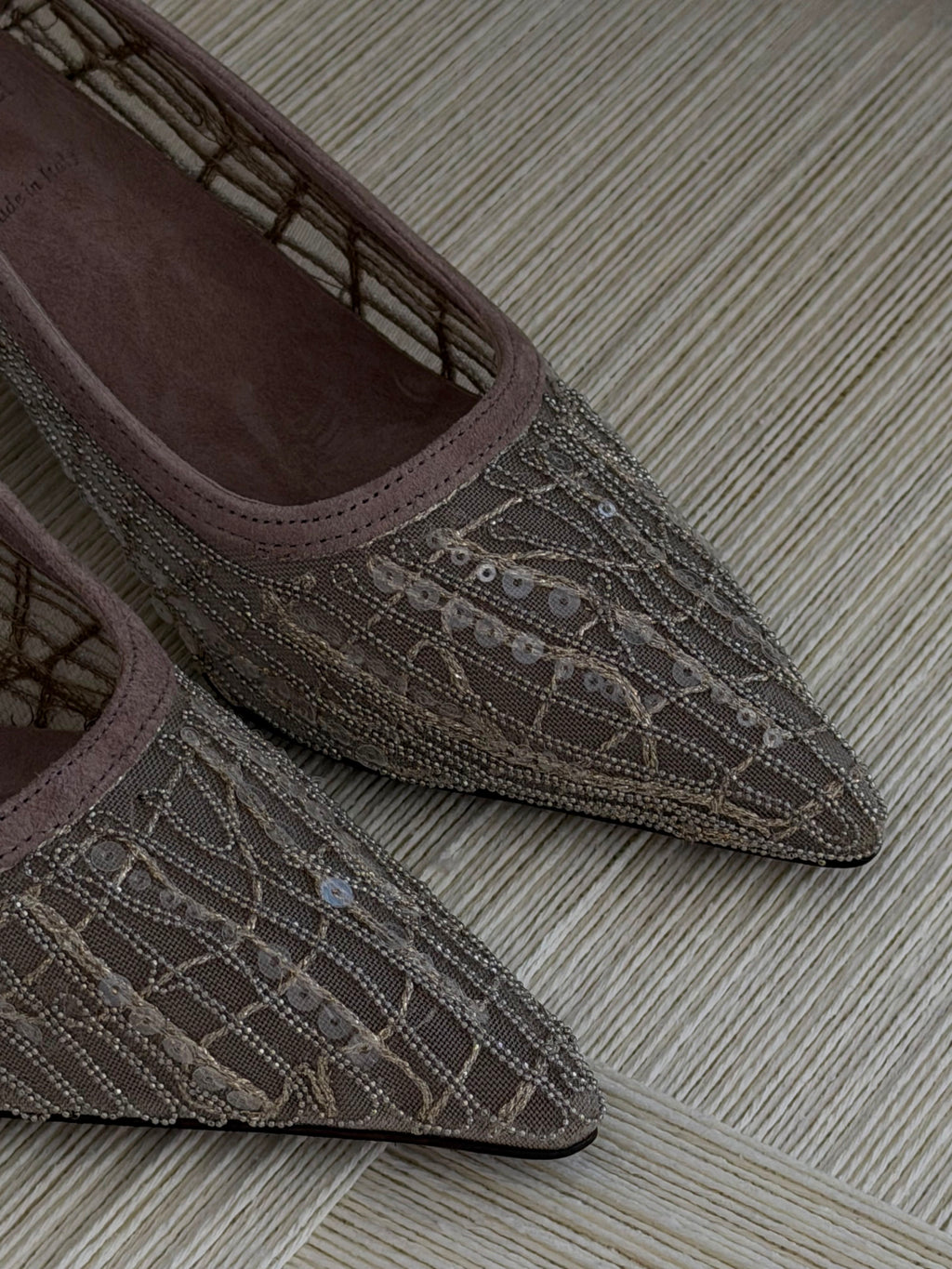 Brunello Cucinelli 55mm sequin-embellished Pumps
