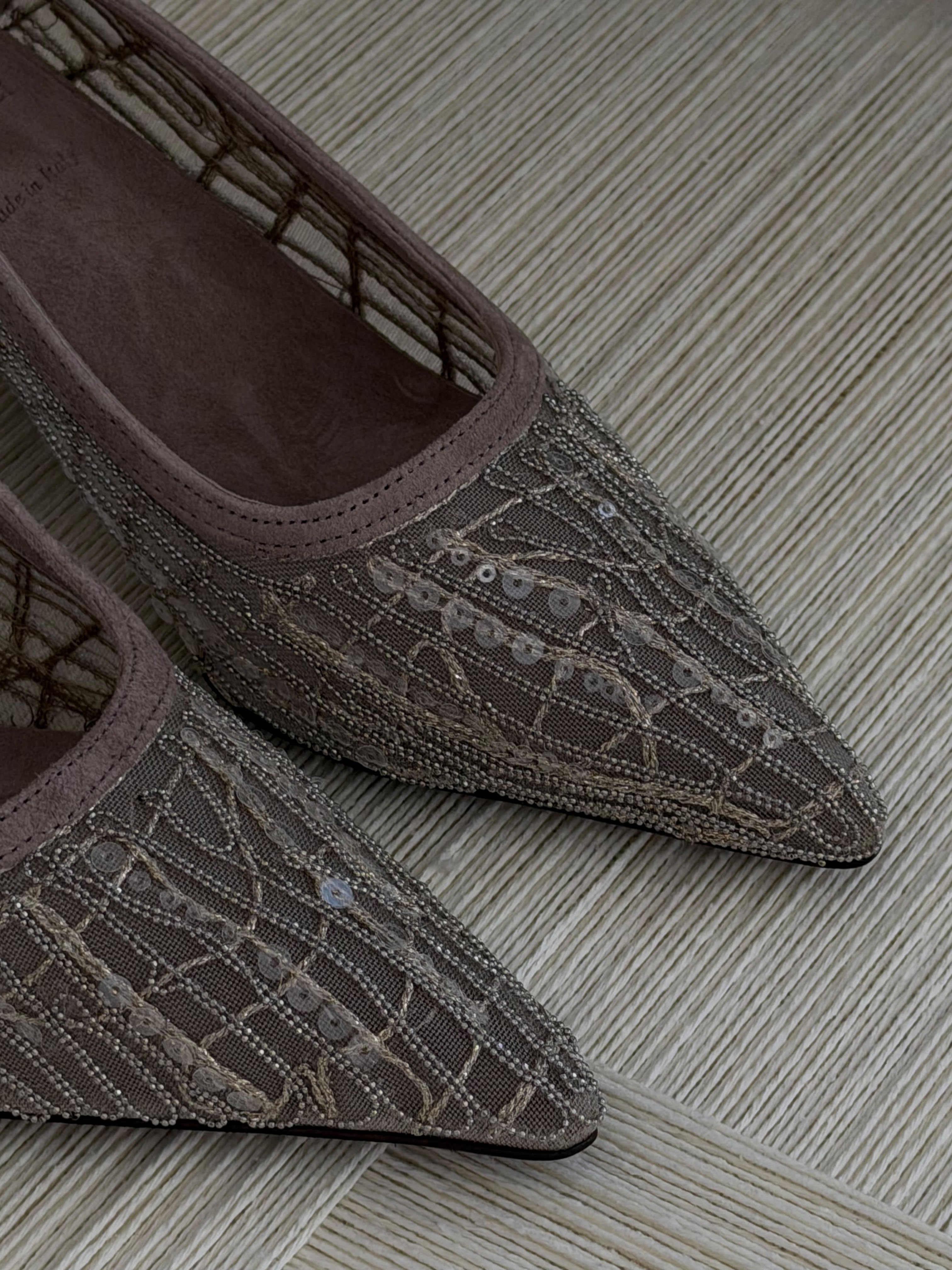 Brunello Cucinelli 55mm sequin-embellished Pumps