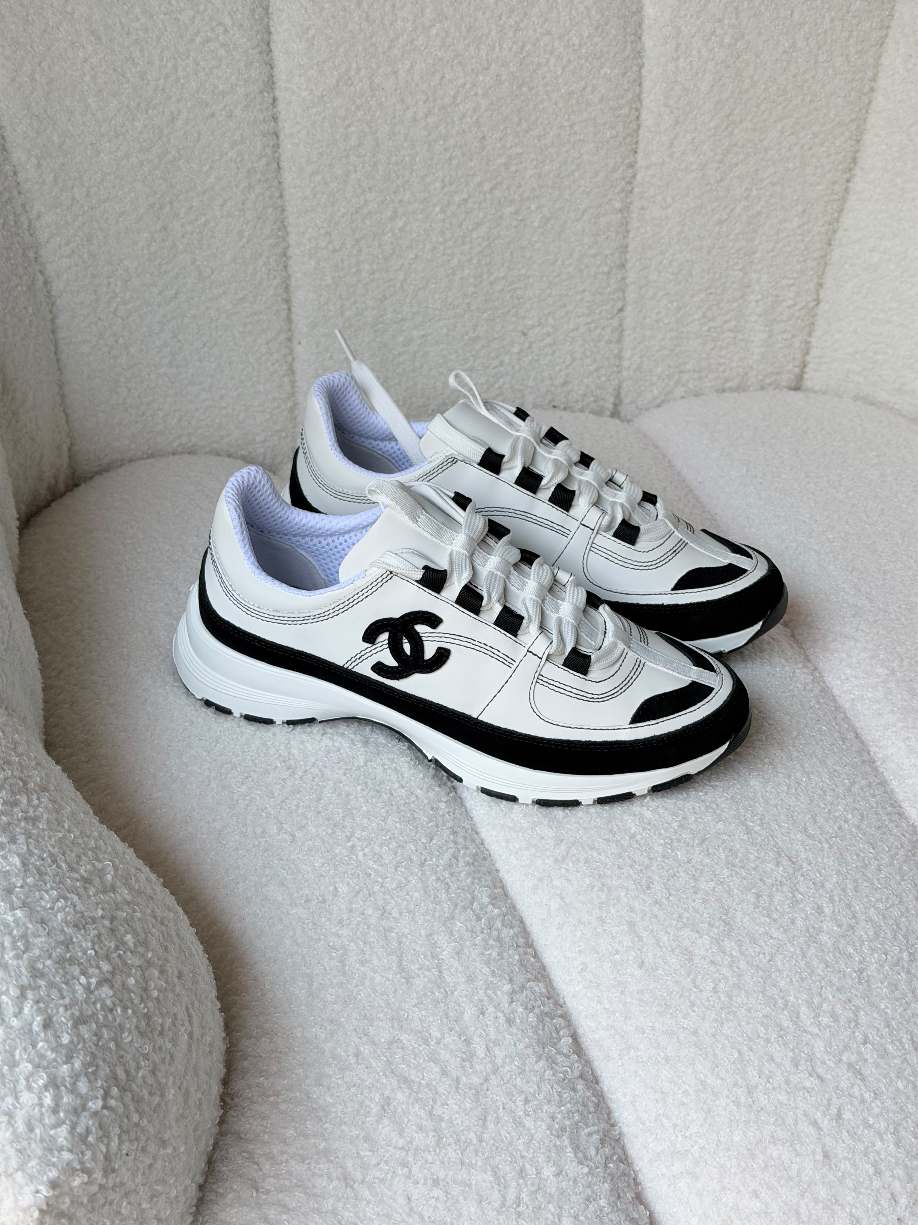 Chanel Trainers - Calfskin & suede calfskin