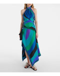 Pucci Open Back Silk Halter Set