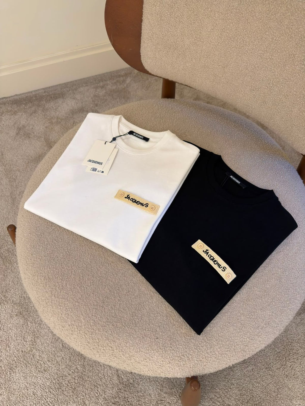 Jacquemus The Plage logo-patch T-shirt