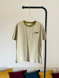 Miu Miu Ivory/olive Cotton T-shirt