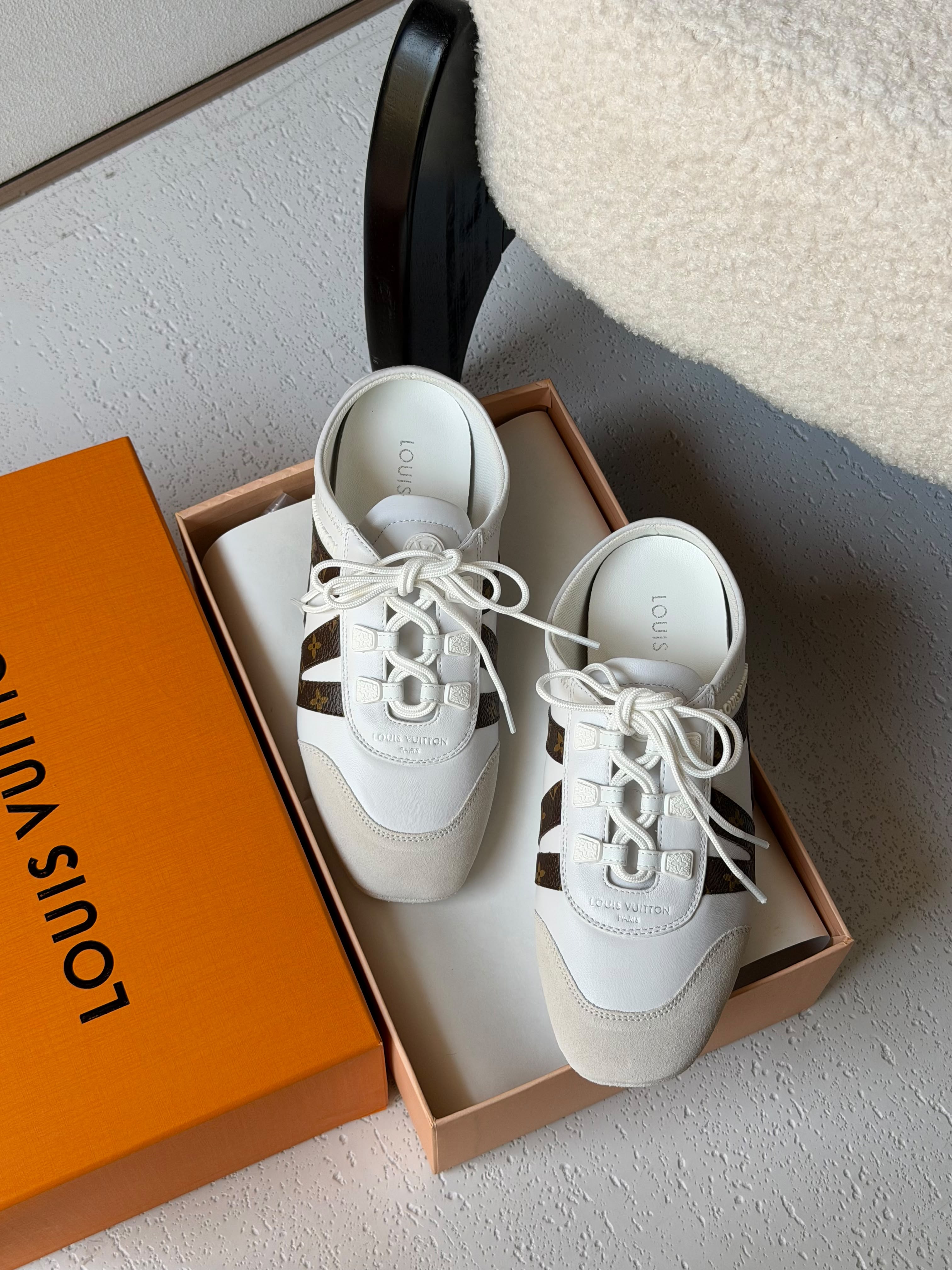 LV Sneakerina Open Back  Shoes