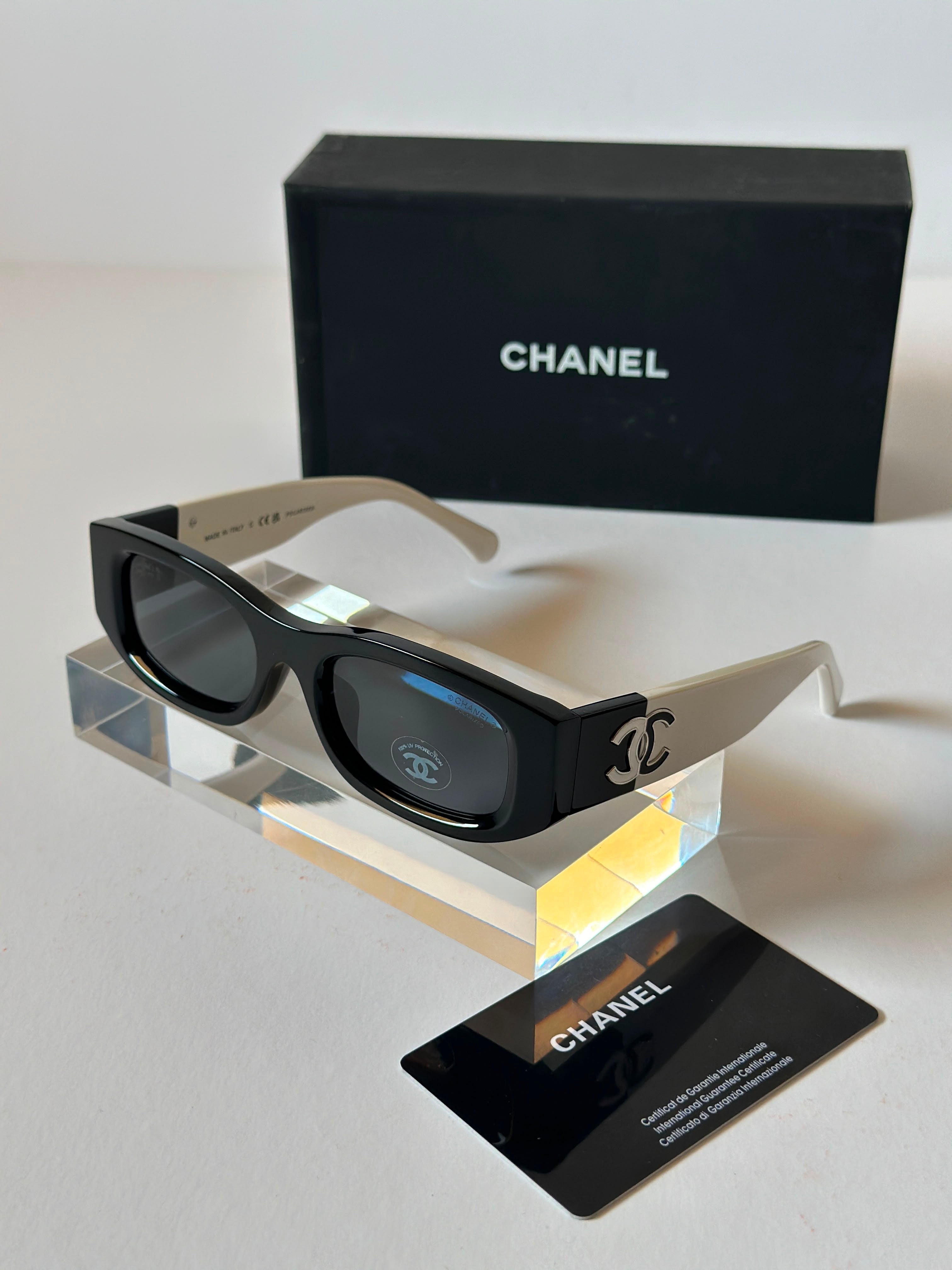 CHANEL Sunglasses: Rectangle