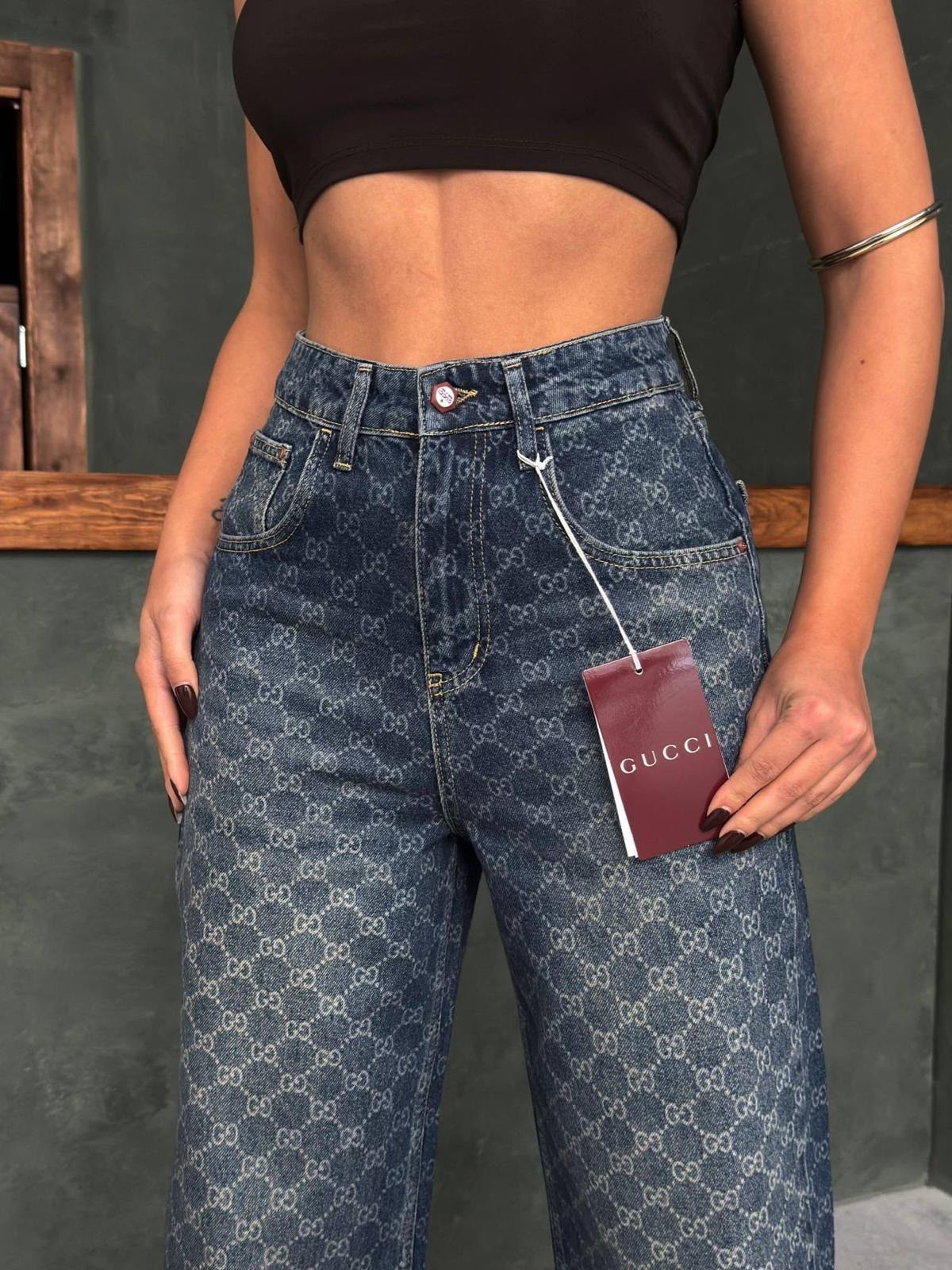 Louis Vuitton Monogram Flared Jeans