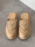 Chanel Loafers in Black Calfskin