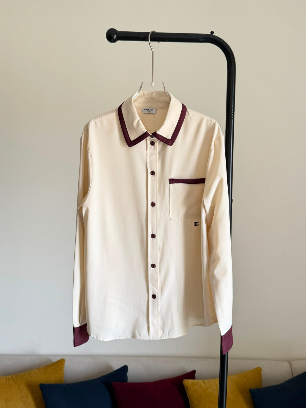 Chanel Long-sleeved Shirt in Silk