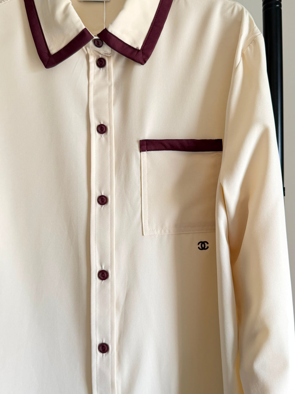 Chanel Long-sleeved Shirt in Silk