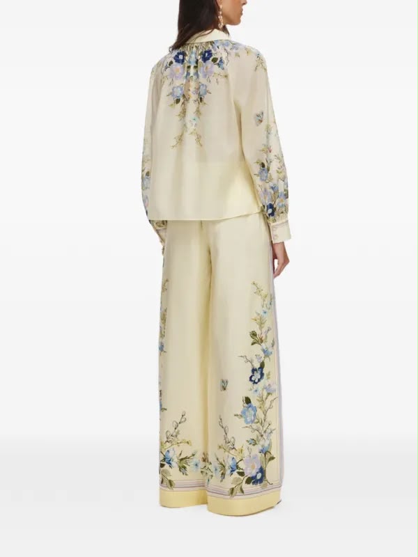 Self-Portrait Yellow Floral-print Set