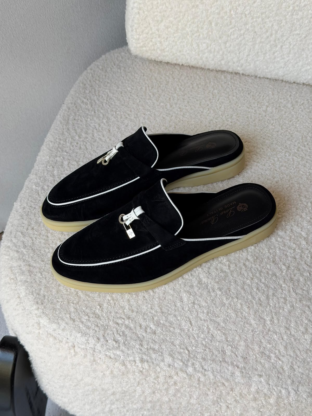 Loro Piana Babouche Charms Flat.