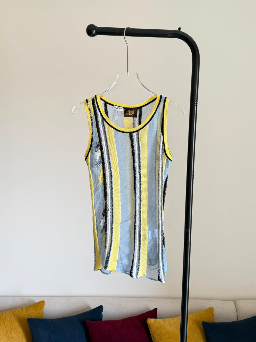 Loewe Top in viscose and cotton blend