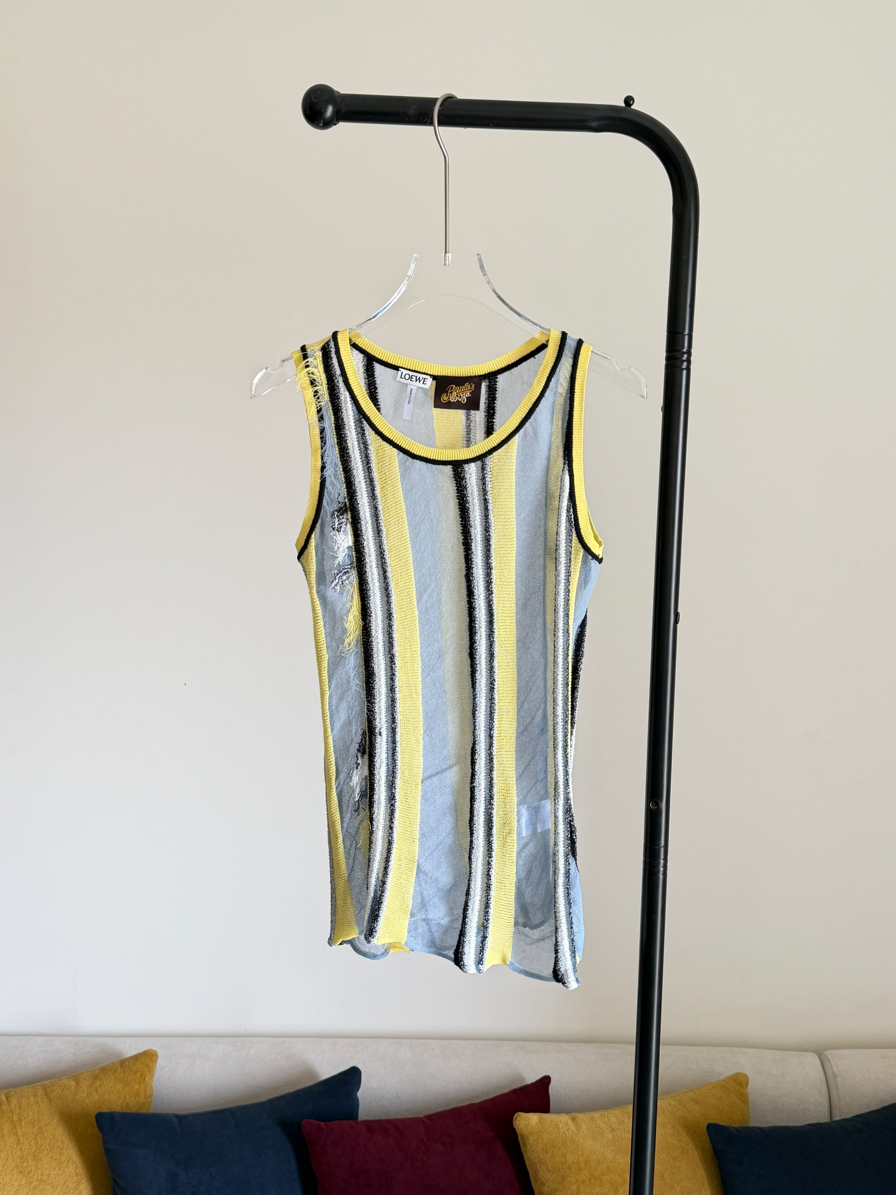 Loewe Top in viscose and cotton blend