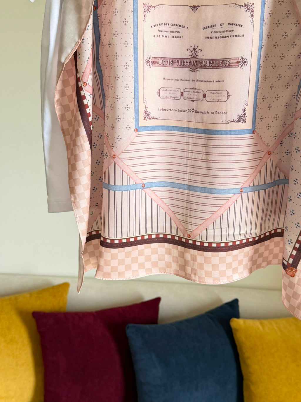 Louis Vuitton Scarf Printed T-Shirt