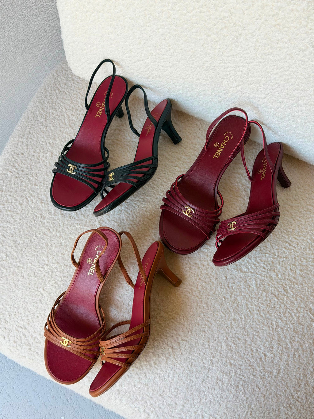 Chanel Goatskin Sandals