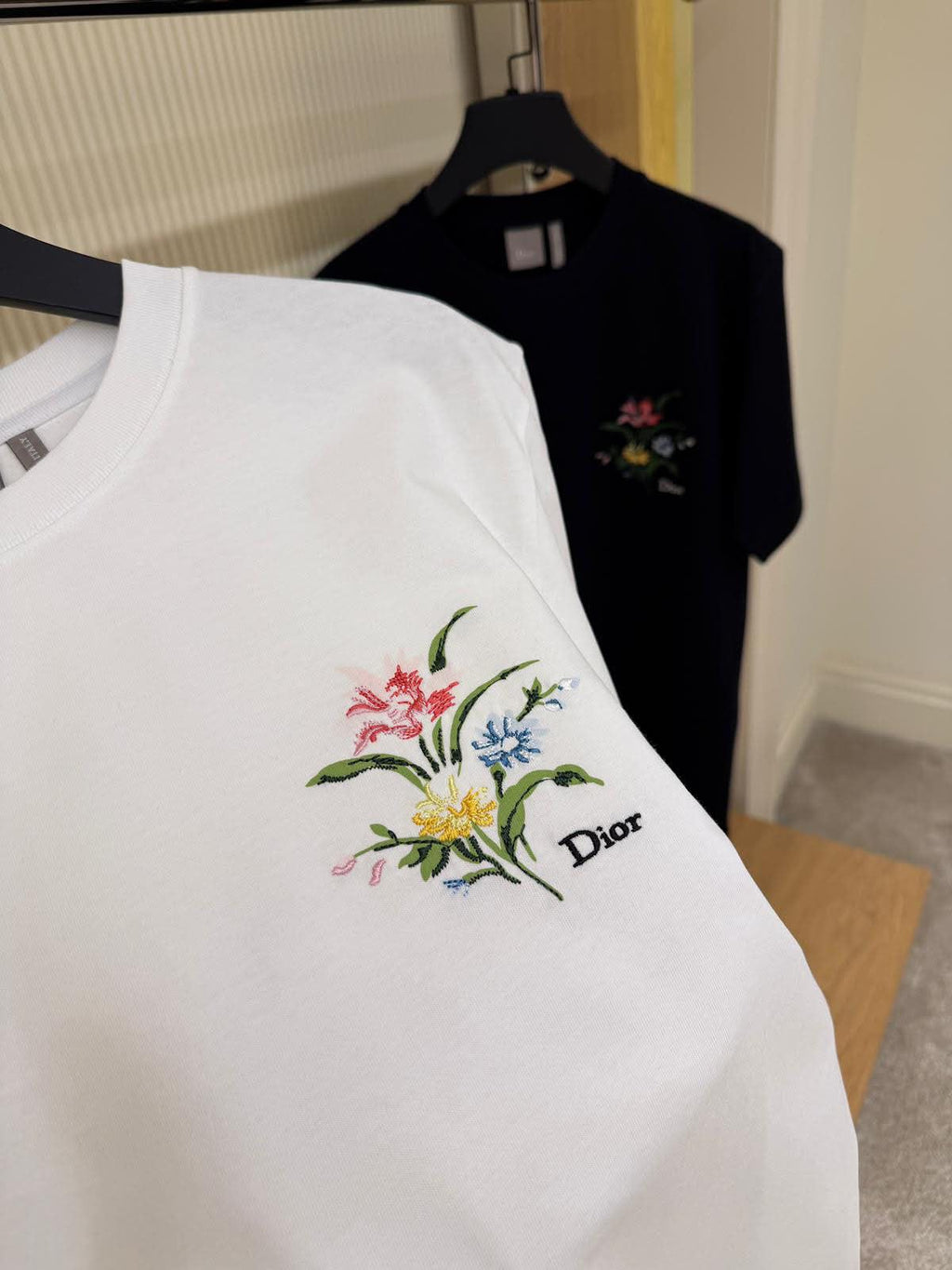 Dior T-Shirt with Dior Secret Garden Motif, Relaxed Fit