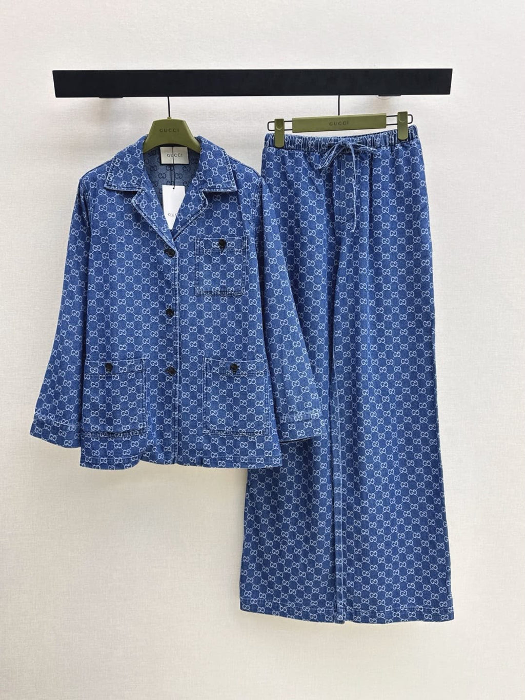 Gucci GG Jacquard denim set