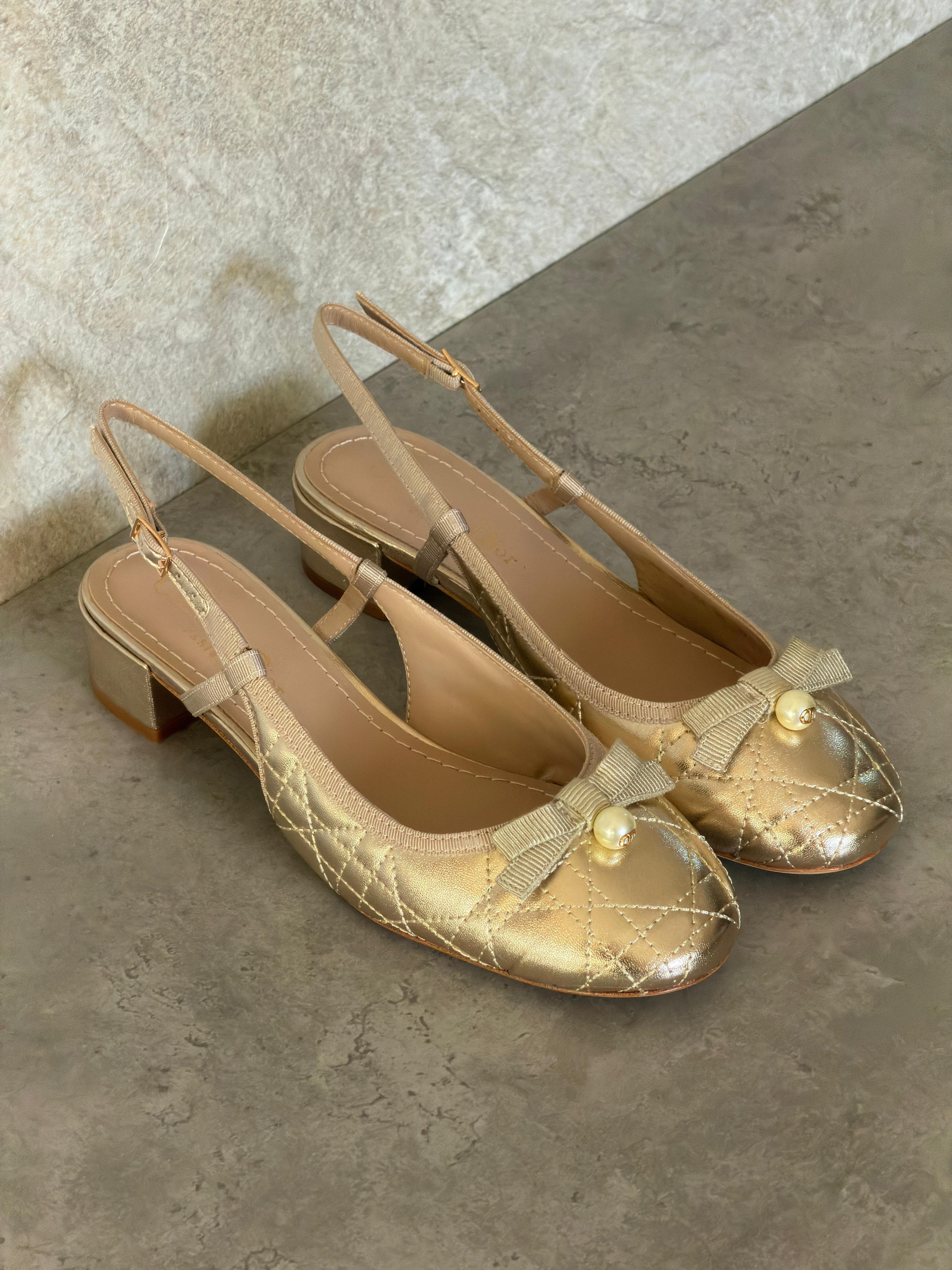 Dior Ballet Slingback Pumps