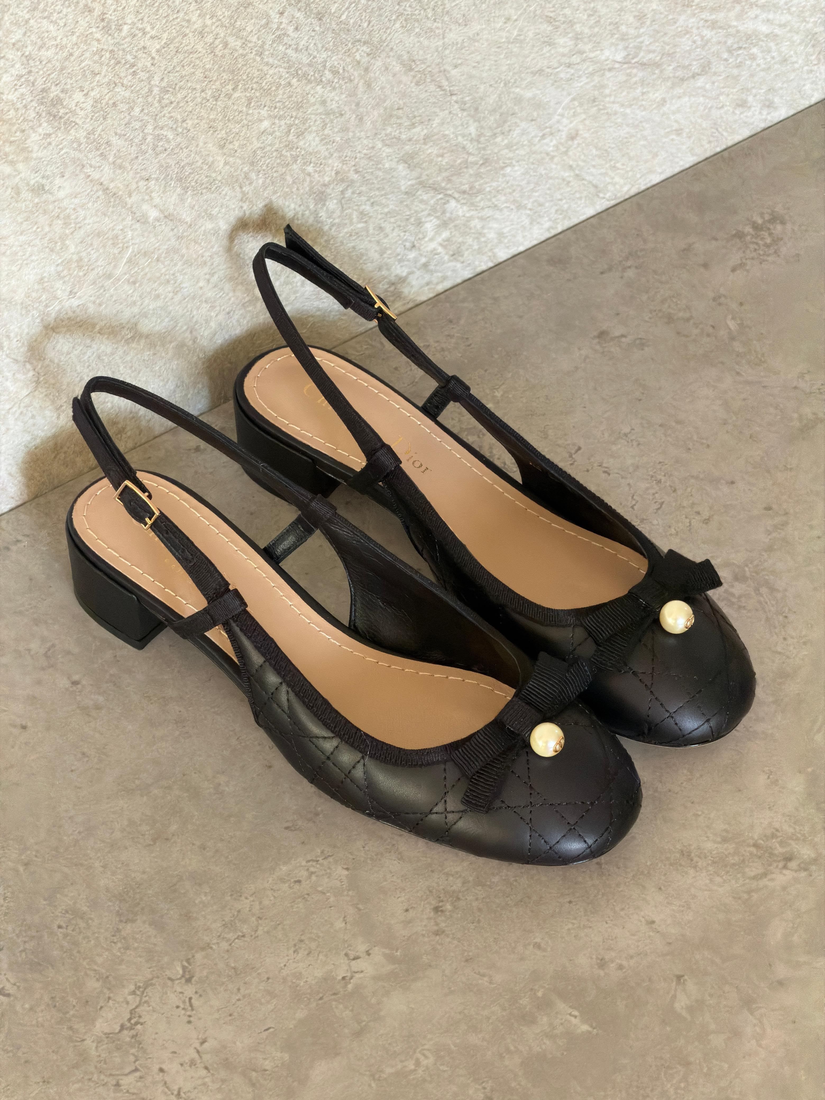 Dior Ballet Slingback Pumps