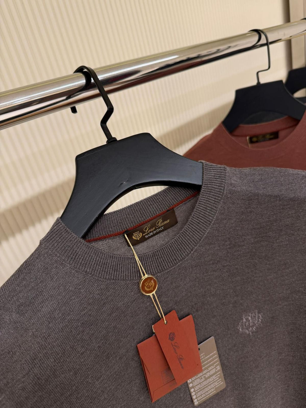 Loro Piana Embroidered Cotton Knit T-Shirt