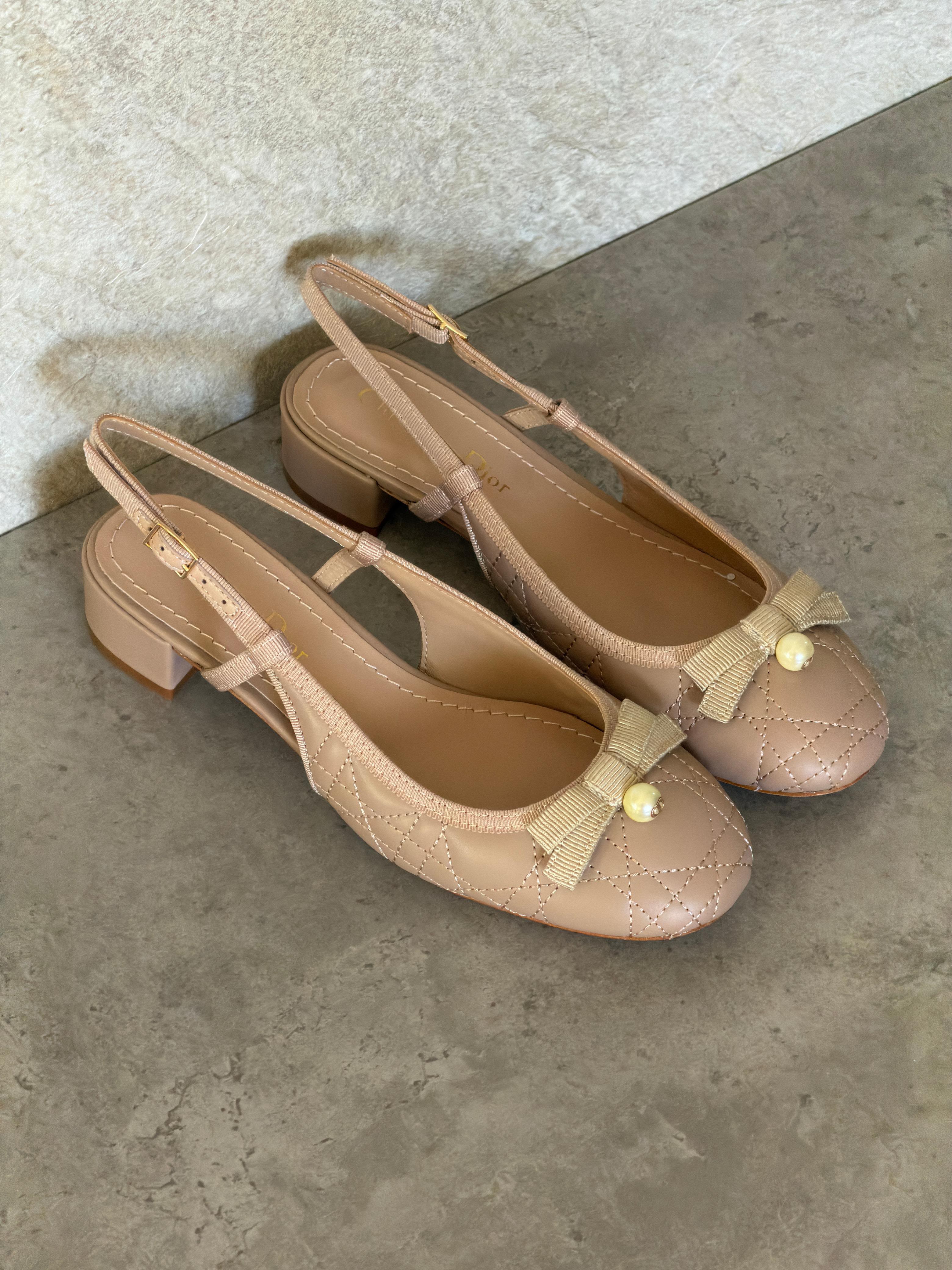 Dior Ballet Slingback Pumps
