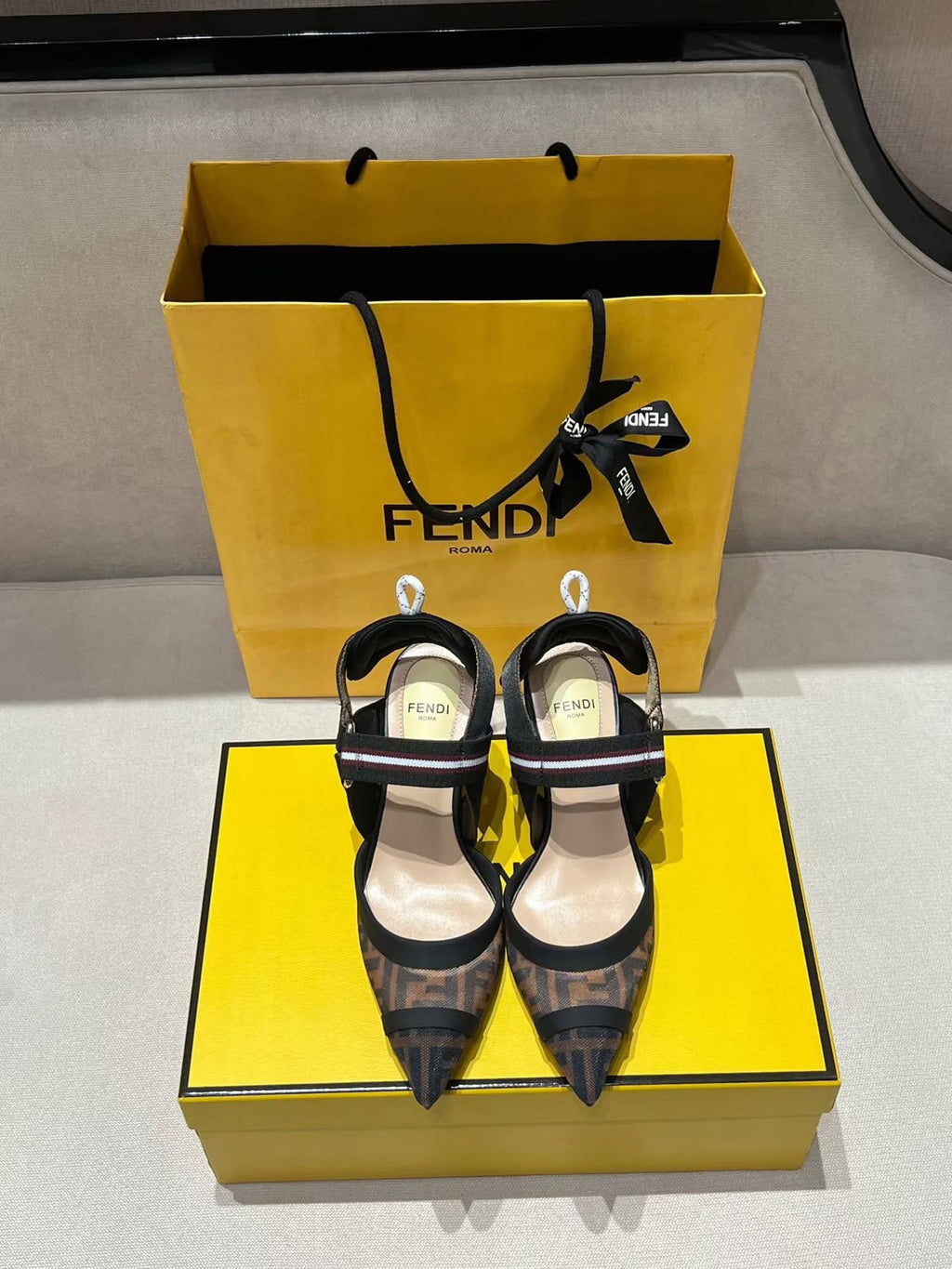 Fendi Colibrì slingback pumps